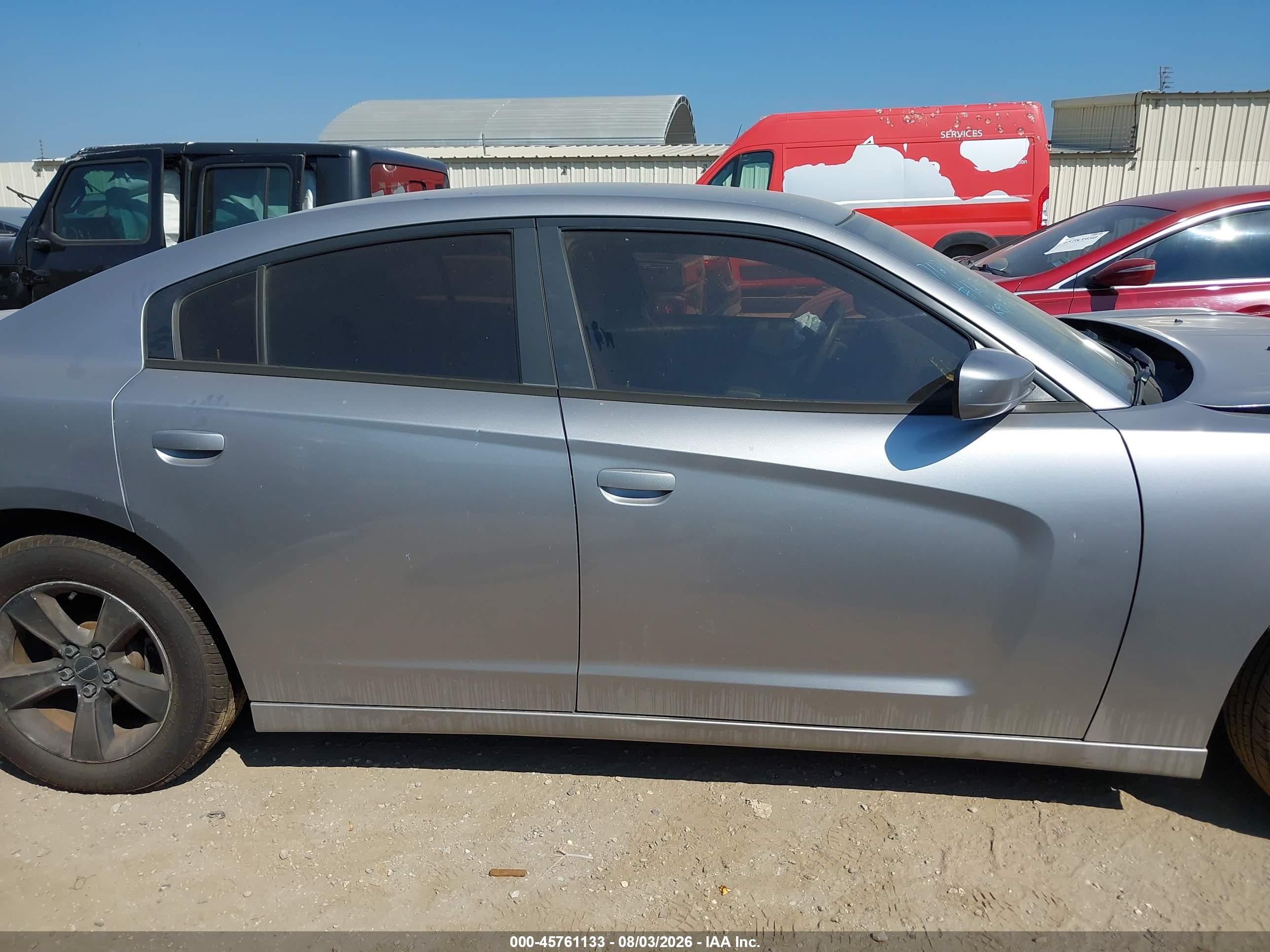 2014 Dodge Charger Se Gray vin: 2C3CDXBG5EH284589