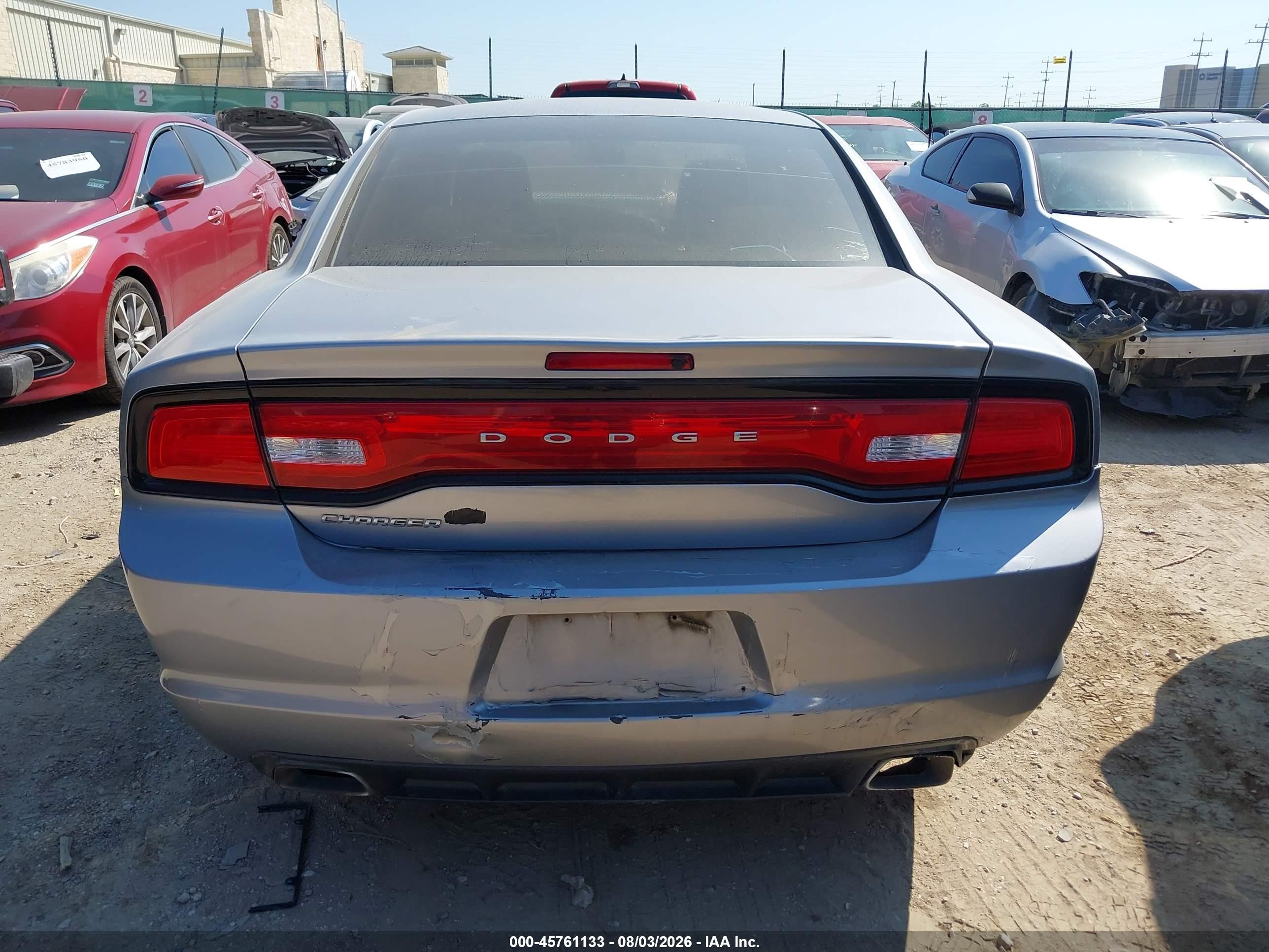 2014 Dodge Charger Se Gray vin: 2C3CDXBG5EH284589
