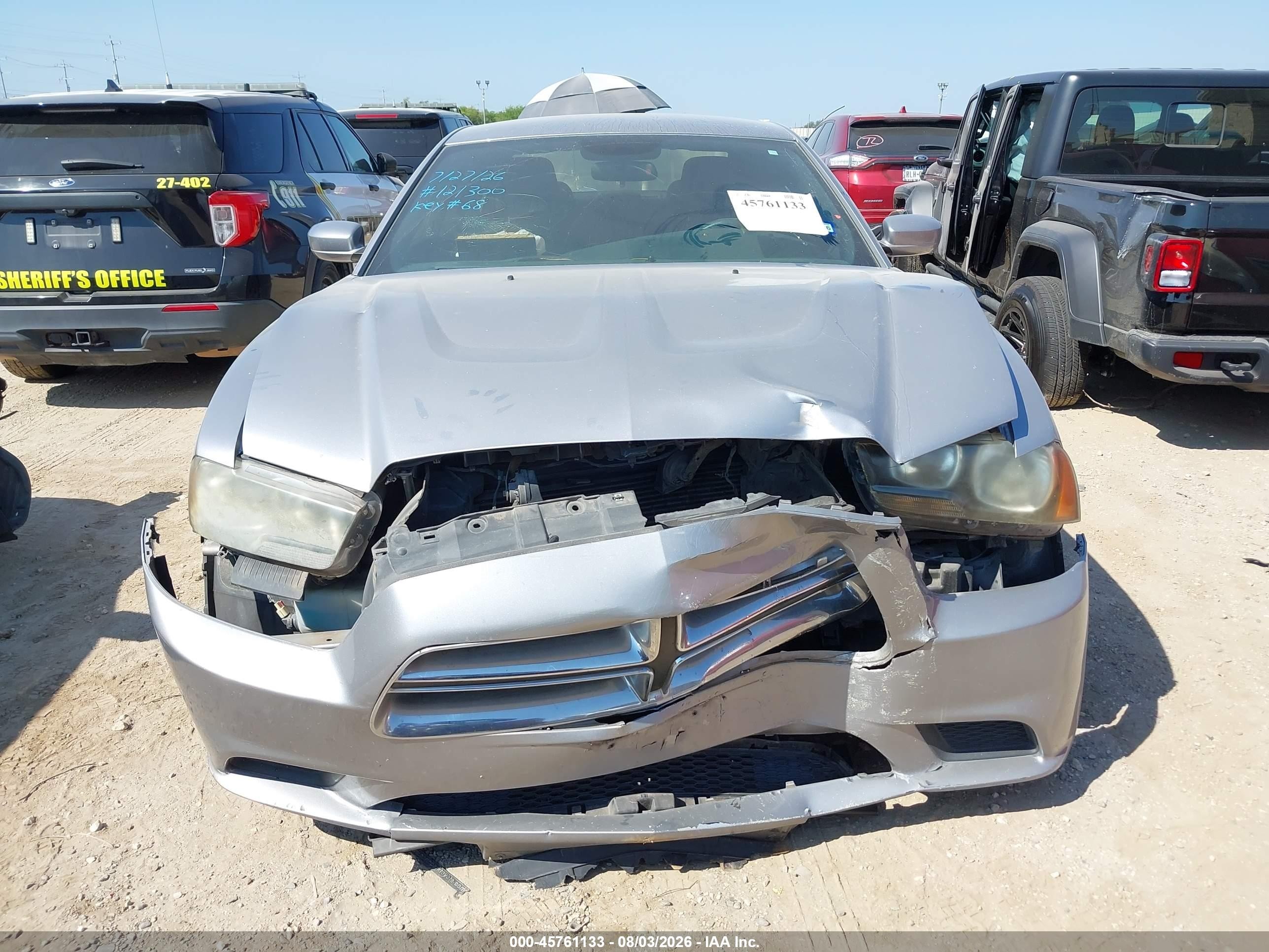 2014 Dodge Charger Se Gray vin: 2C3CDXBG5EH284589