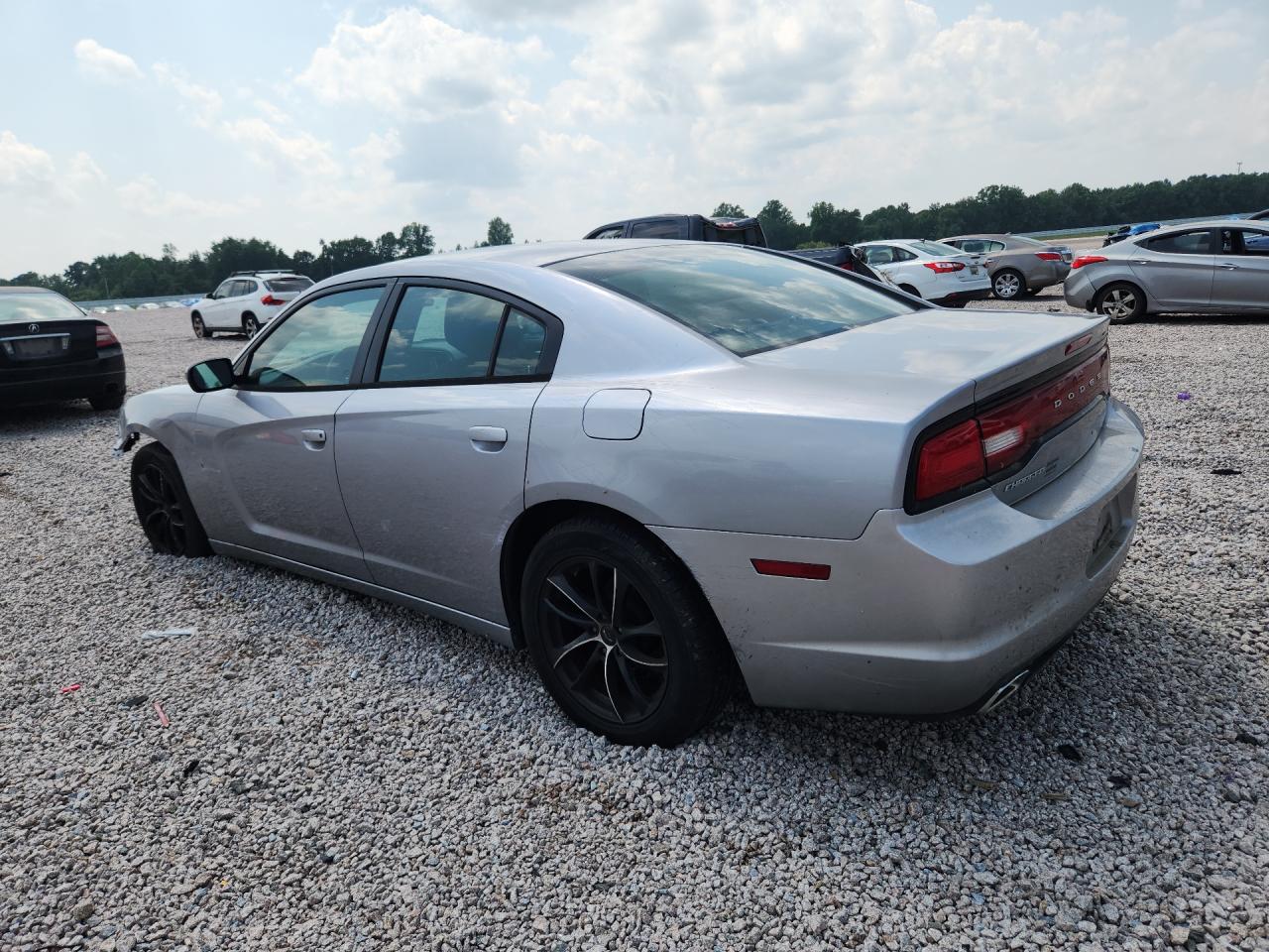2014 Dodge Charger Se Silver vin: 2C3CDXBG5EH284642