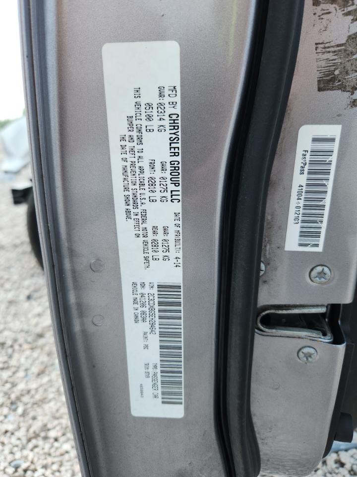 2014 Dodge Charger Se Silver vin: 2C3CDXBG5EH284642