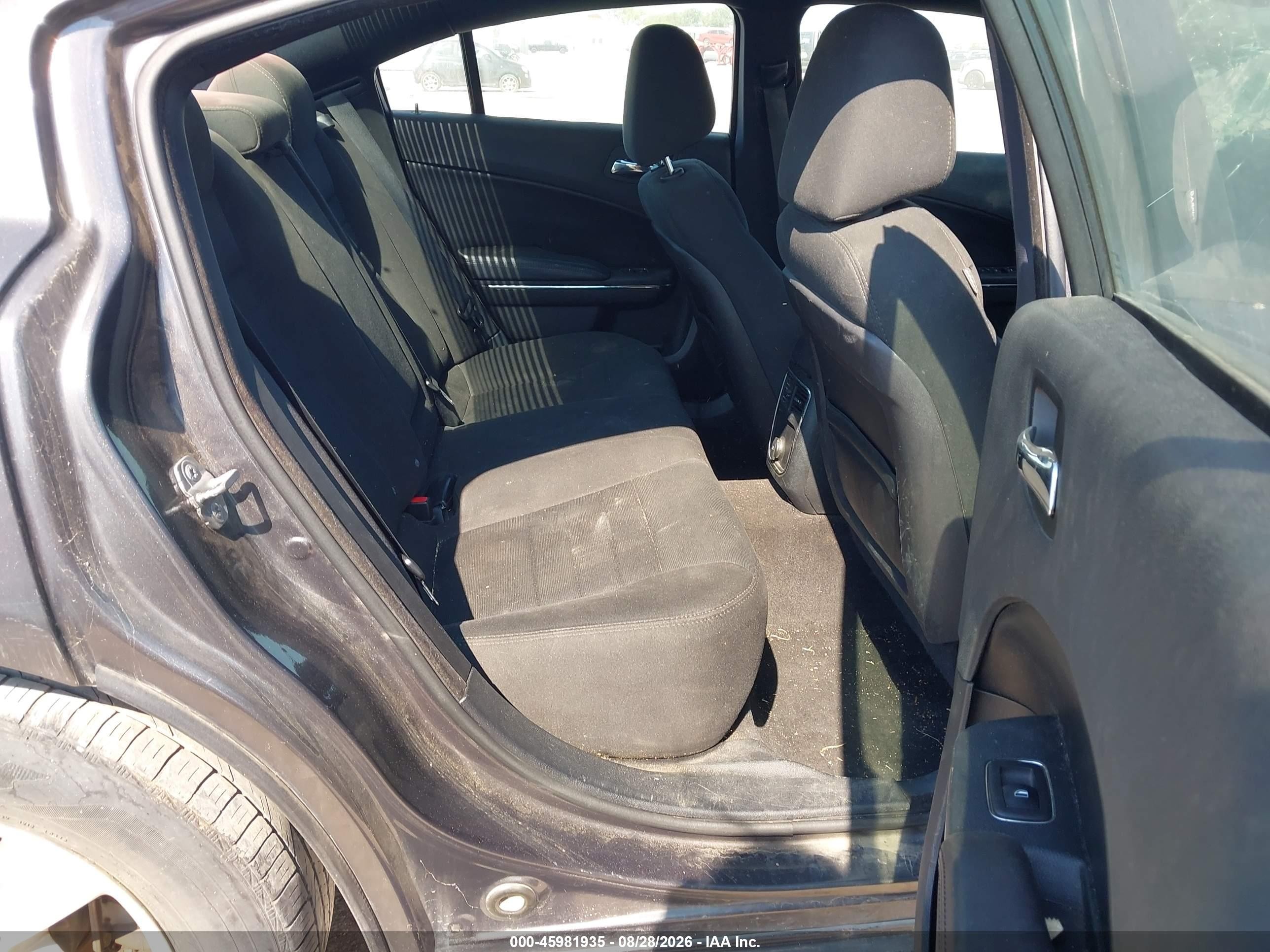 2014 Dodge Charger Se Gray vin: 2C3CDXBG5EH285208