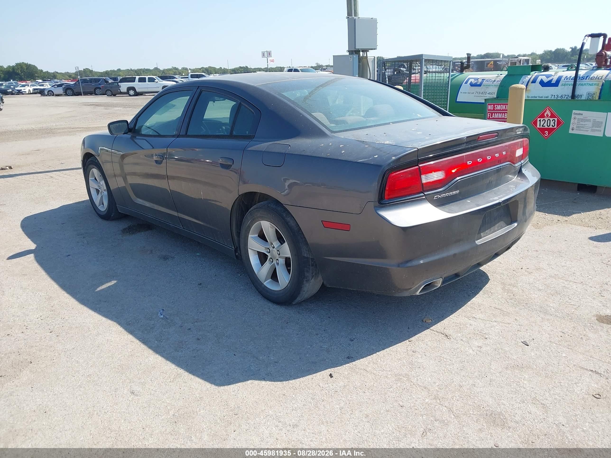 2014 Dodge Charger Se Gray vin: 2C3CDXBG5EH285208