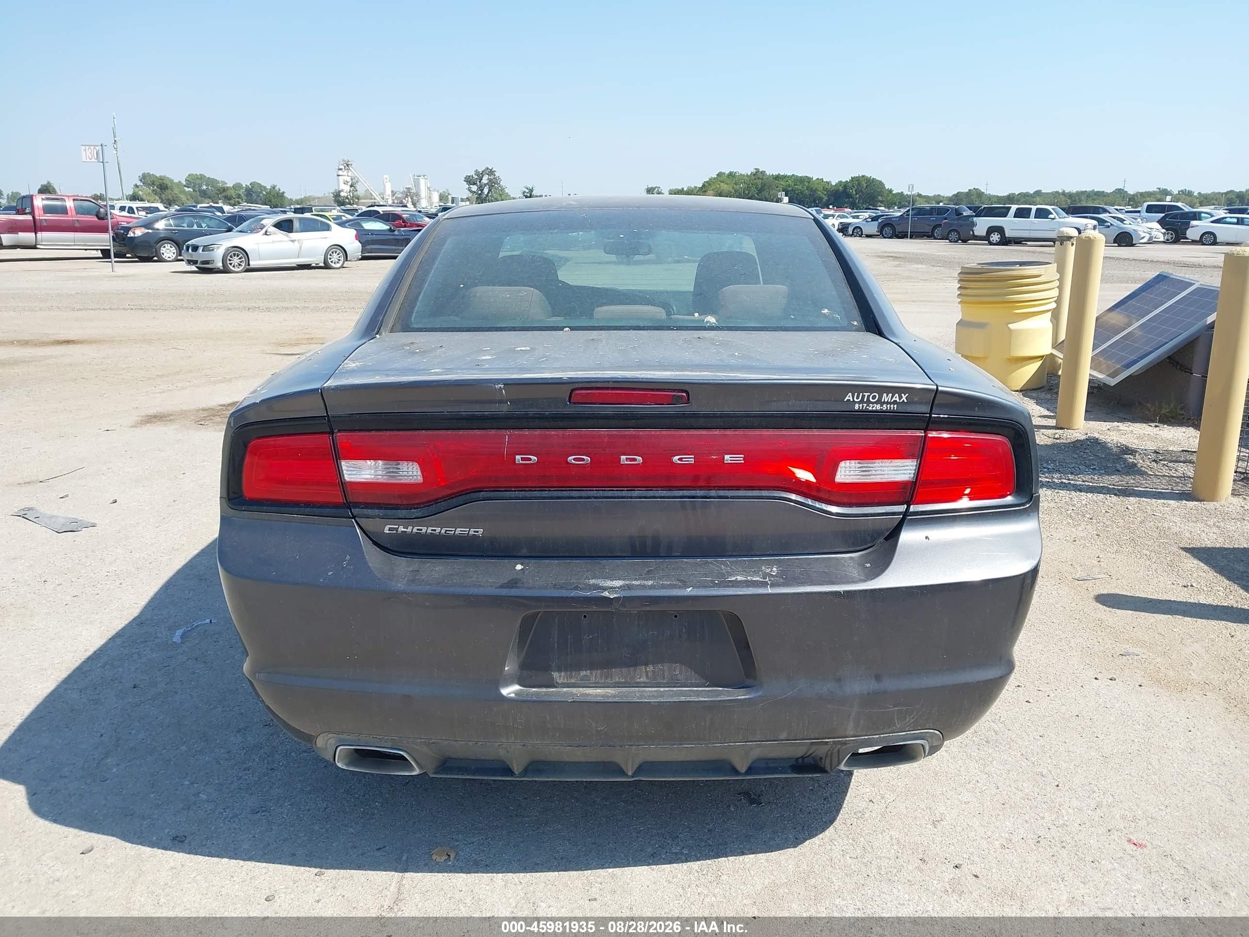 2014 Dodge Charger Se Gray vin: 2C3CDXBG5EH285208