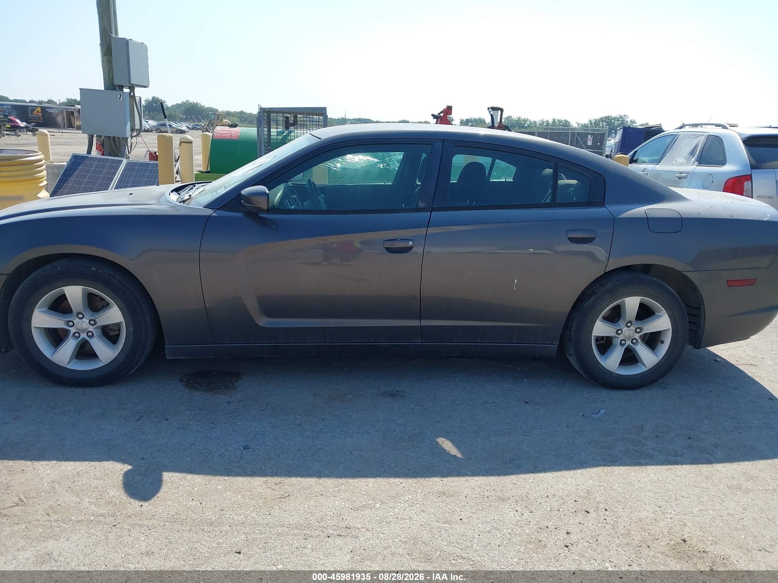 2014 Dodge Charger Se Gray vin: 2C3CDXBG5EH285208