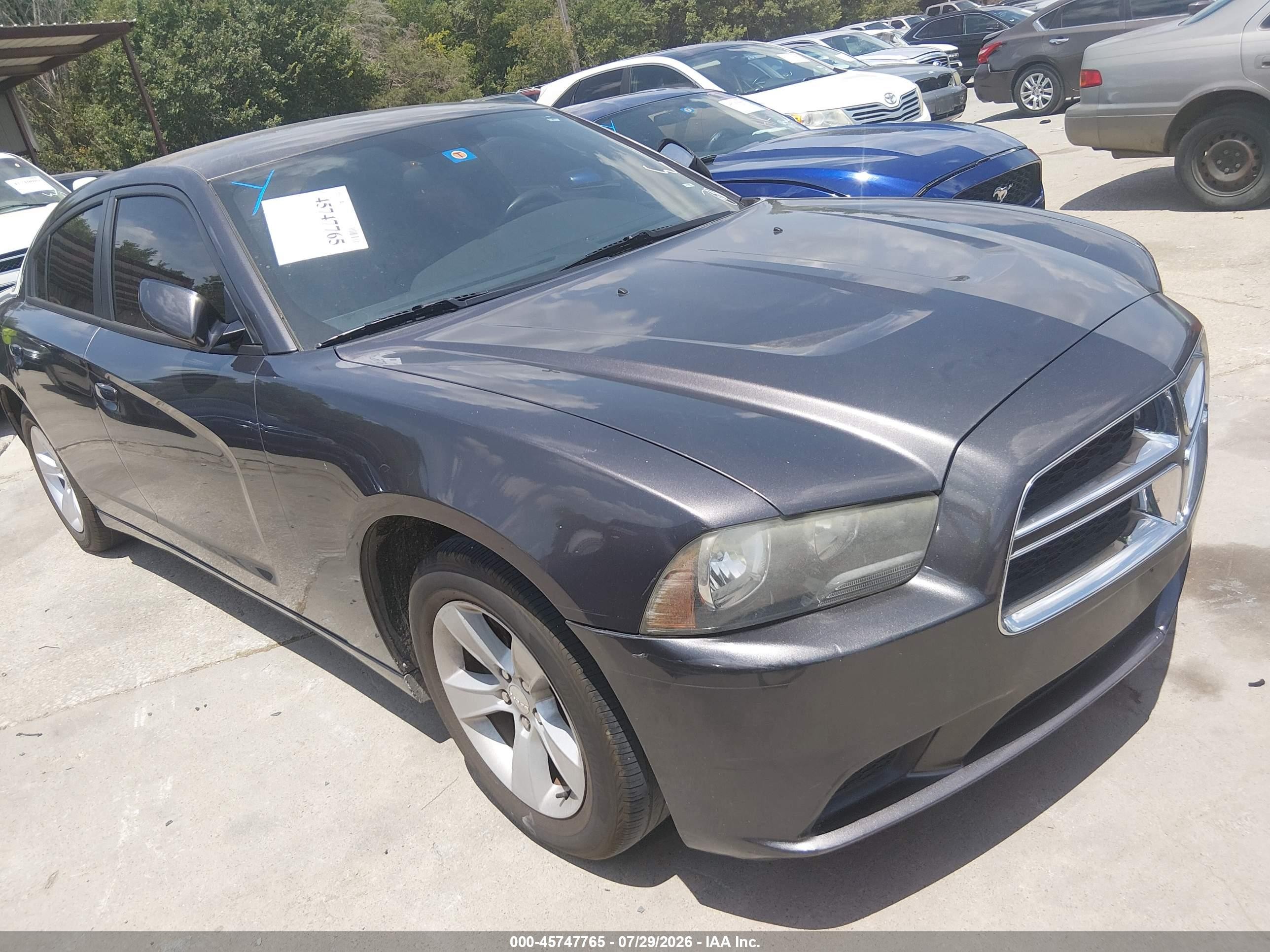 2014 Dodge Charger Se Gray vin: 2C3CDXBG5EH300127