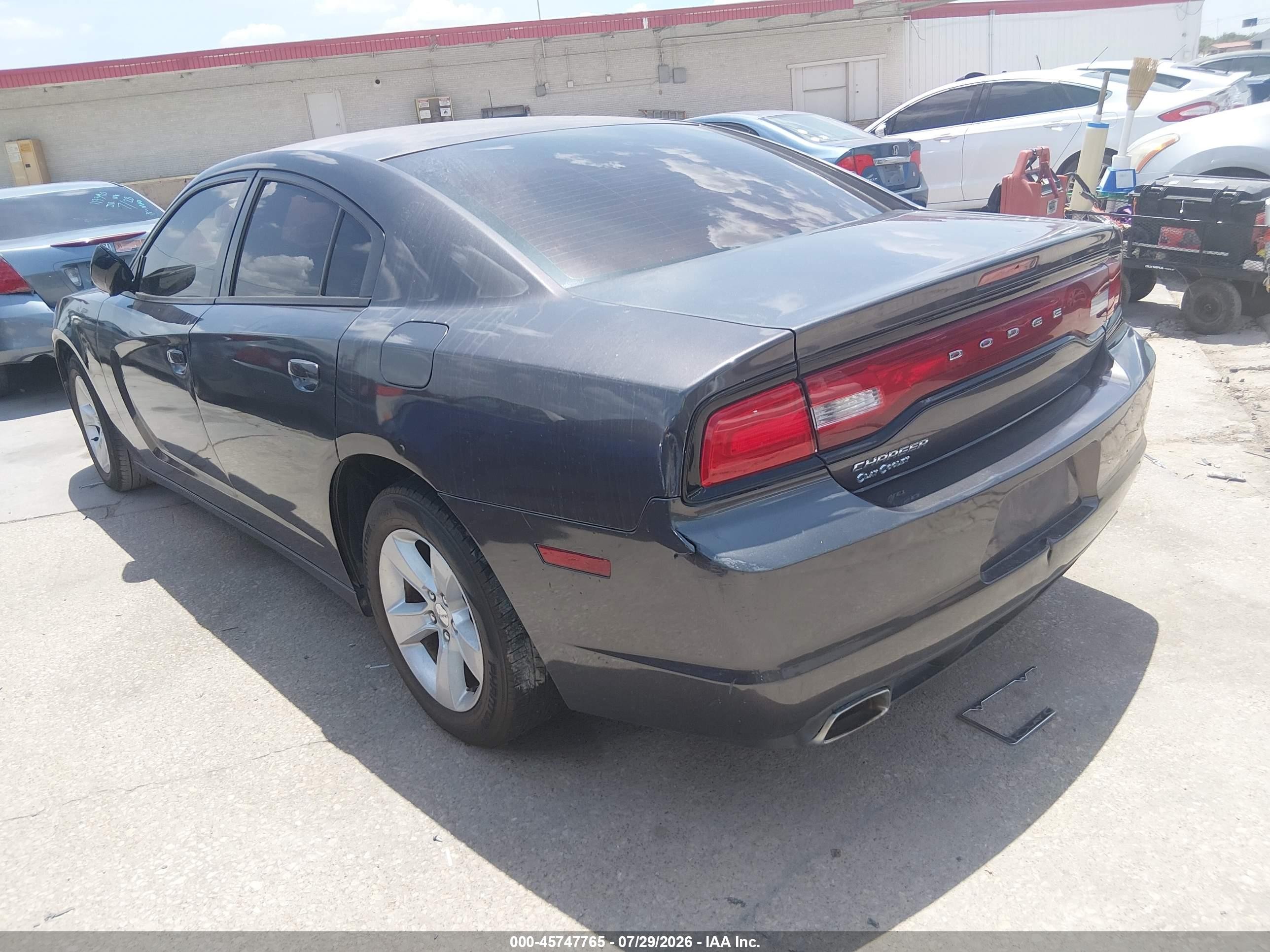 2014 Dodge Charger Se Gray vin: 2C3CDXBG5EH300127