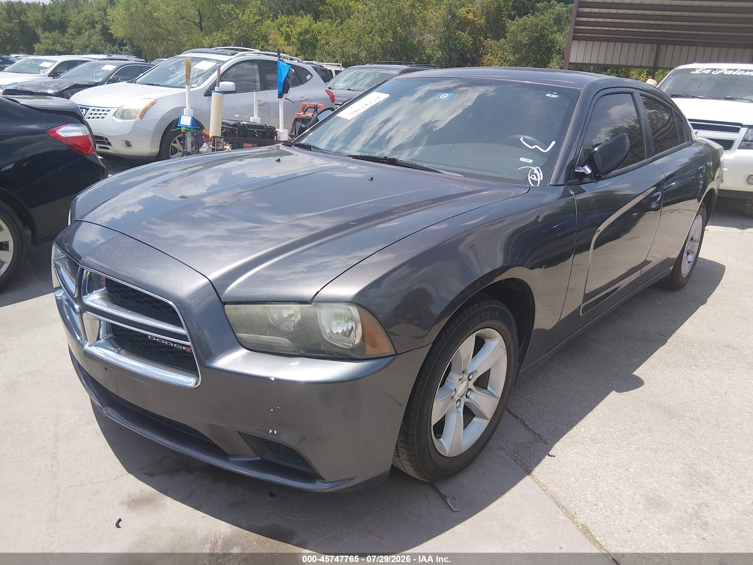 2014 Dodge Charger Se Gray vin: 2C3CDXBG5EH300127