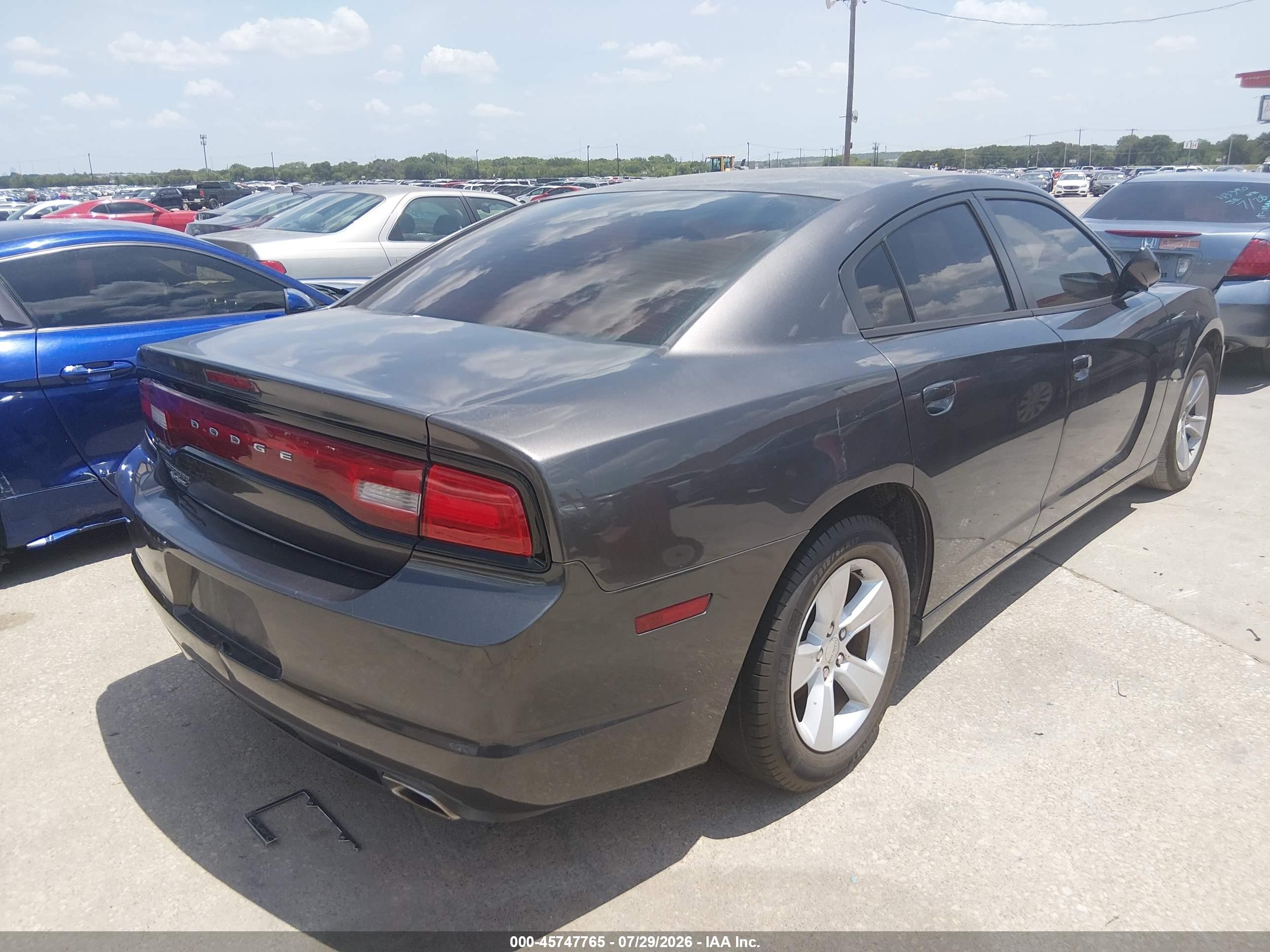 2014 Dodge Charger Se Gray vin: 2C3CDXBG5EH300127