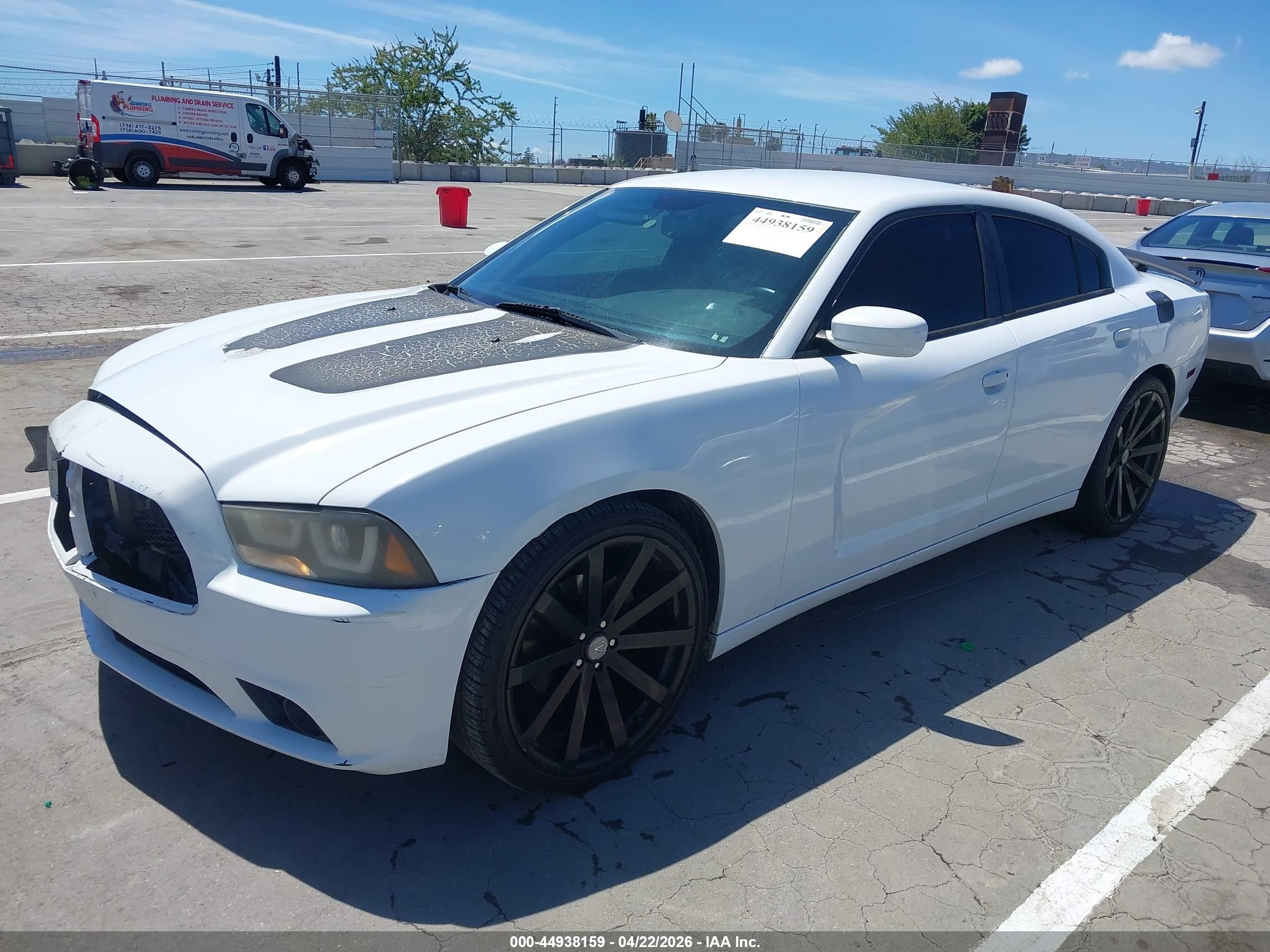 2014 Dodge Charger Se White vin: 2C3CDXBG5EH333354