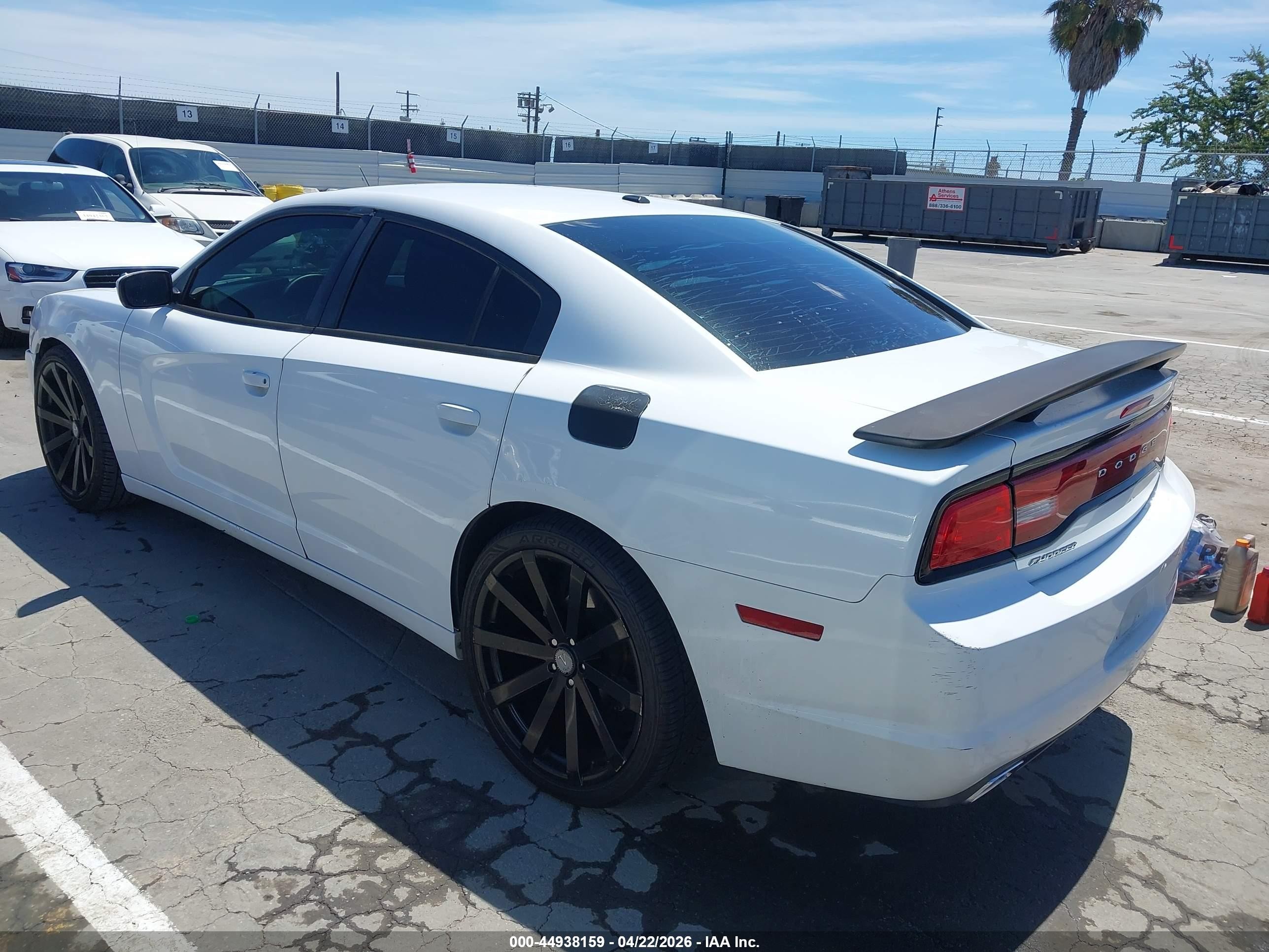 2014 Dodge Charger Se White vin: 2C3CDXBG5EH333354