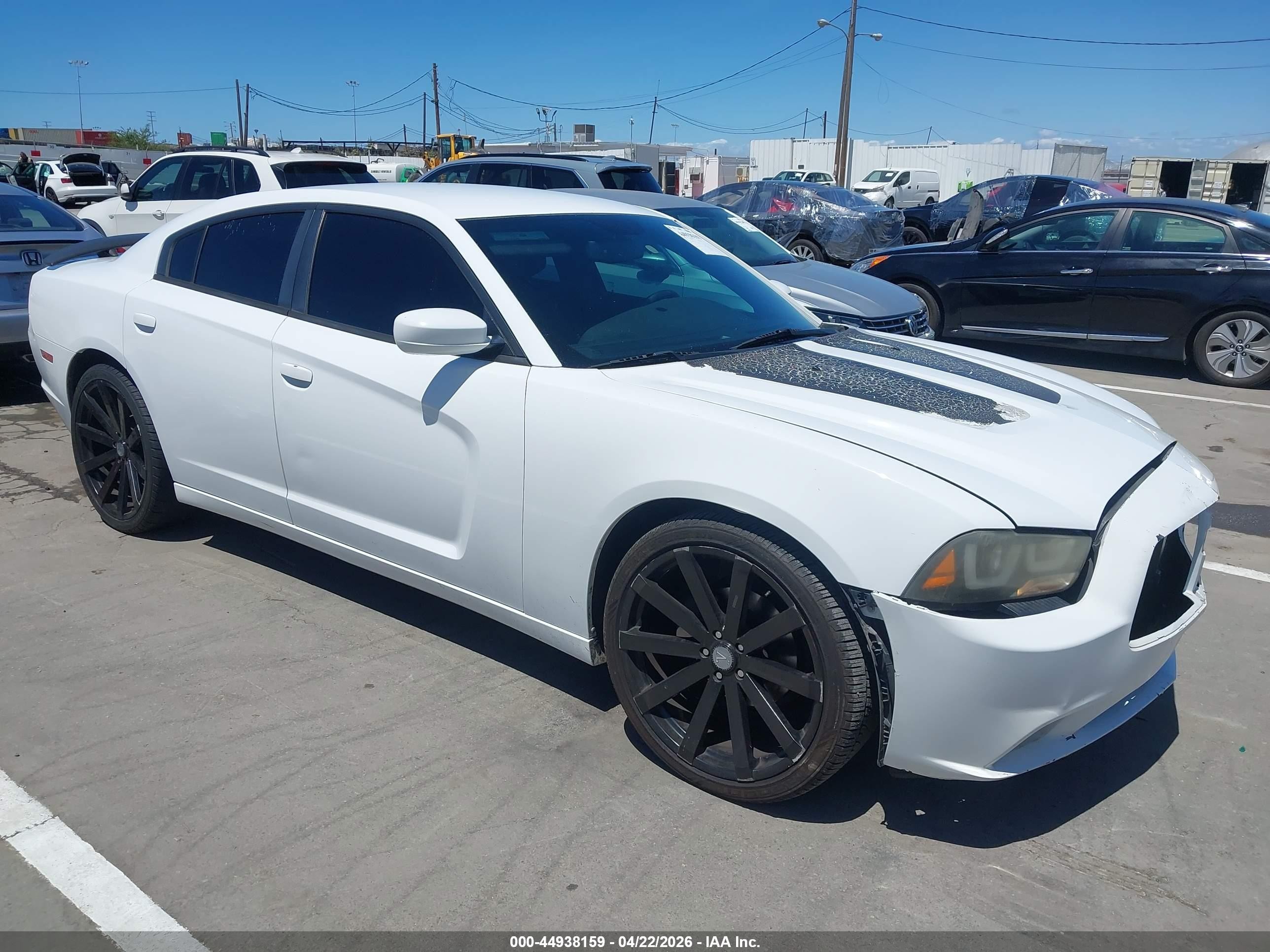 2014 Dodge Charger Se White vin: 2C3CDXBG5EH333354