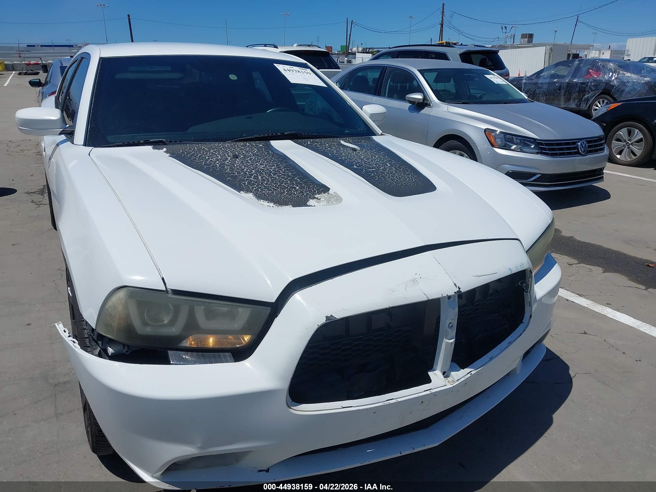 2014 Dodge Charger Se White vin: 2C3CDXBG5EH333354