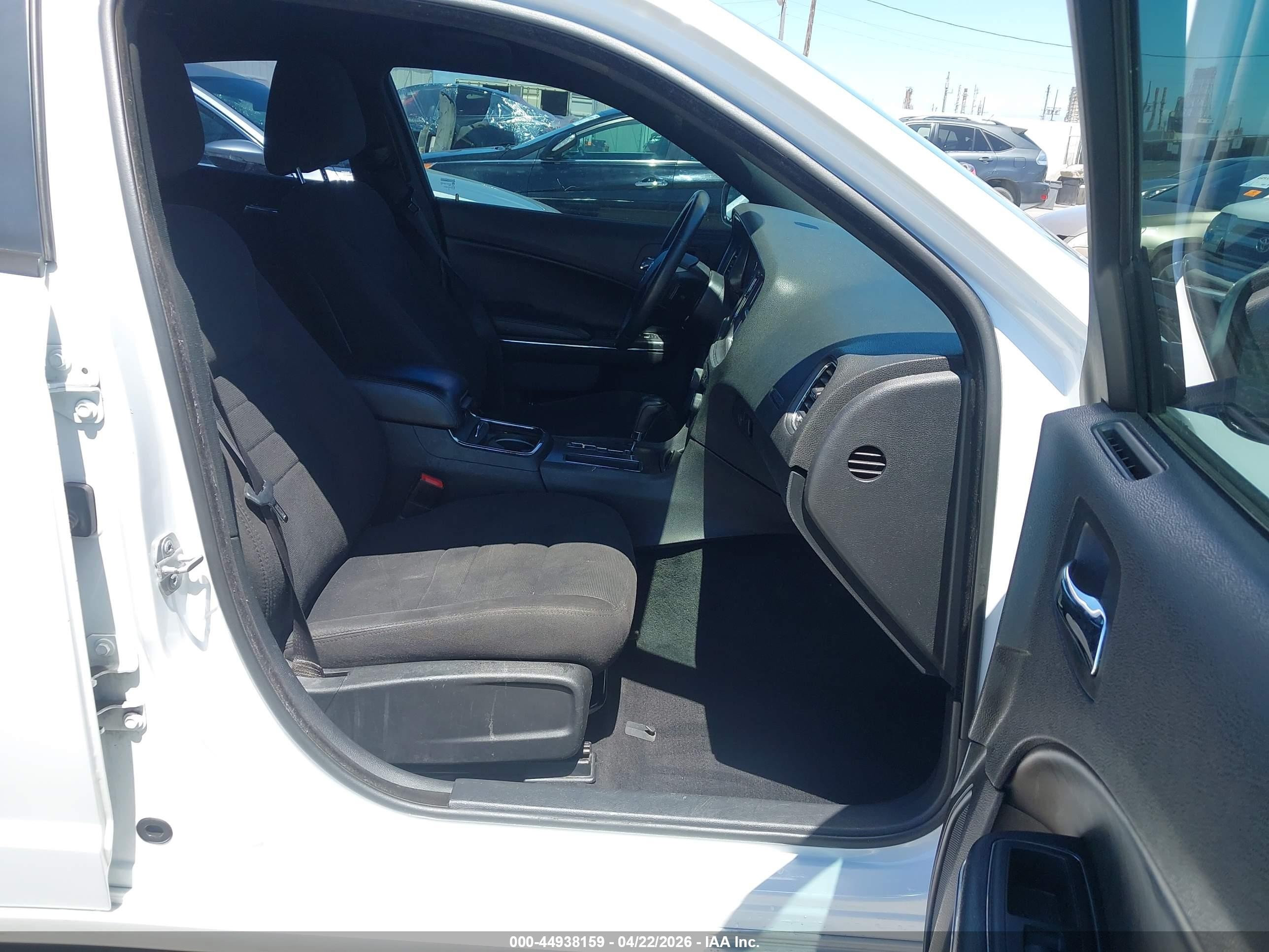2014 Dodge Charger Se White vin: 2C3CDXBG5EH333354