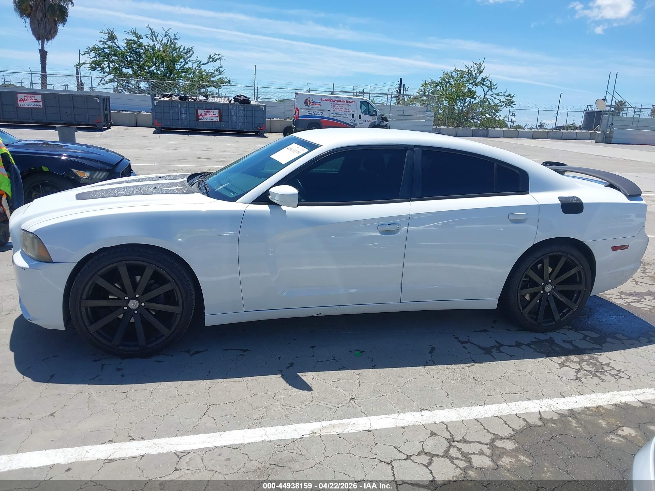 2014 Dodge Charger Se White vin: 2C3CDXBG5EH333354