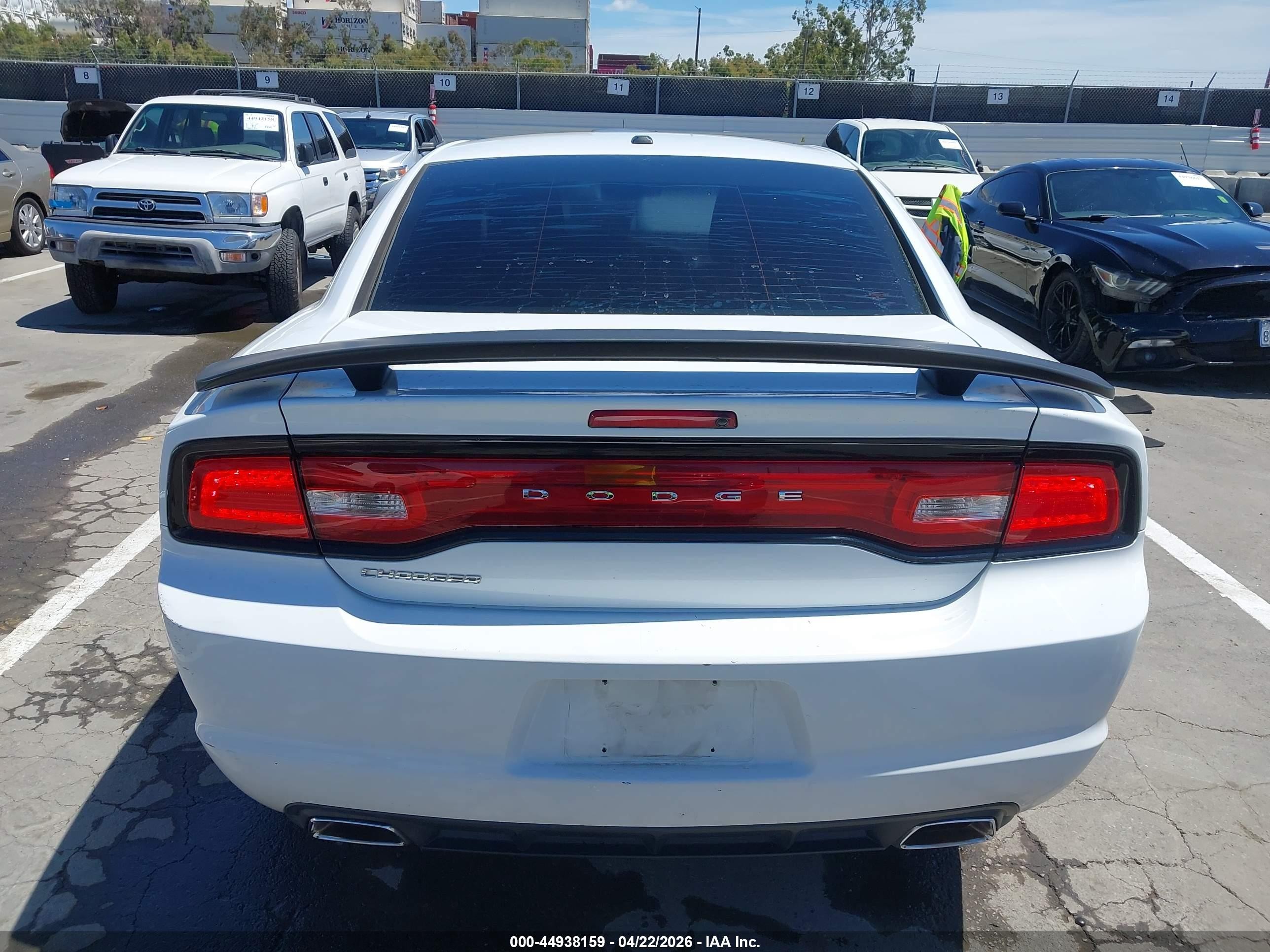 2014 Dodge Charger Se White vin: 2C3CDXBG5EH333354