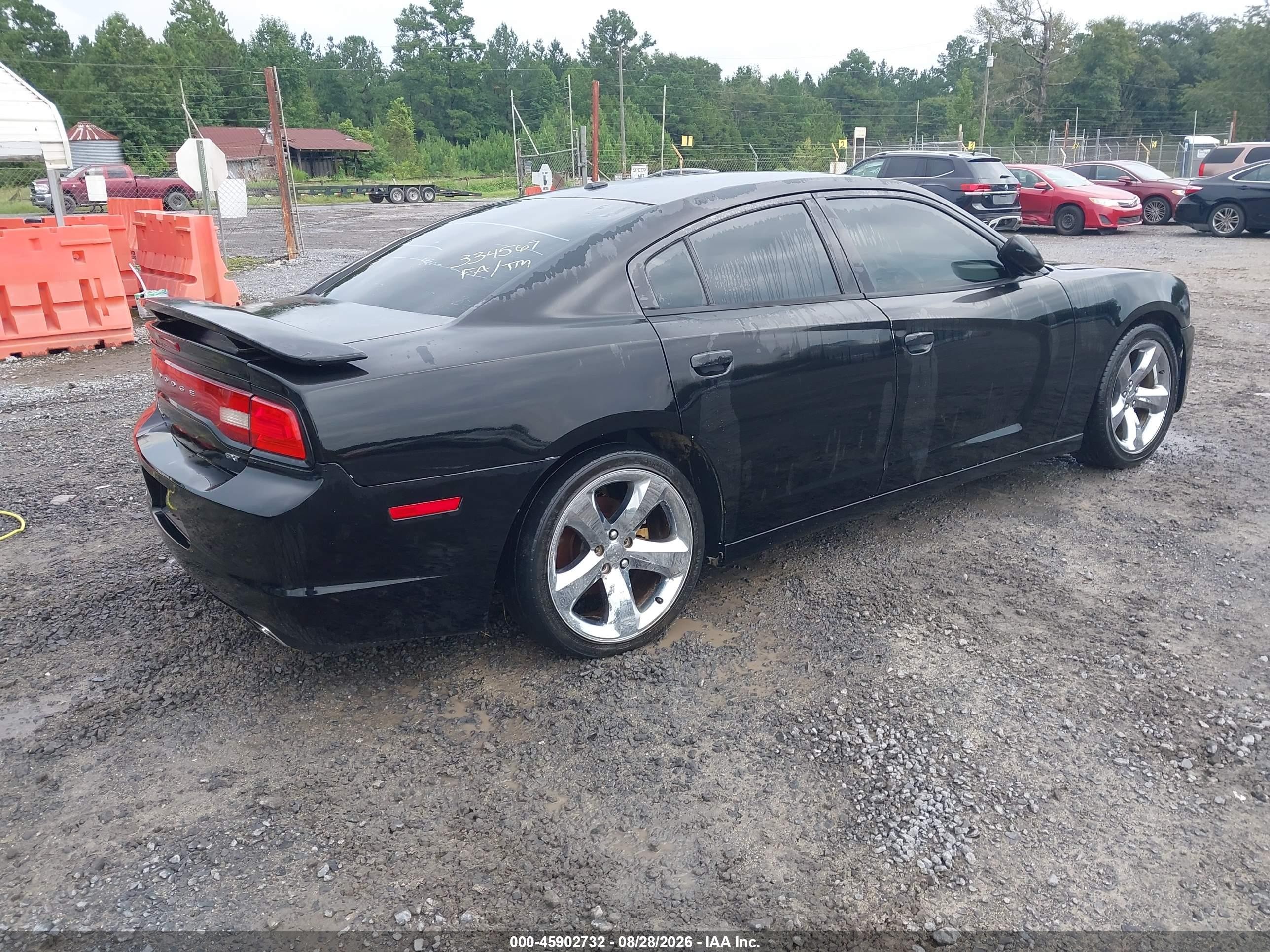 2014 Dodge Charger Se Black vin: 2C3CDXBG5EH334567