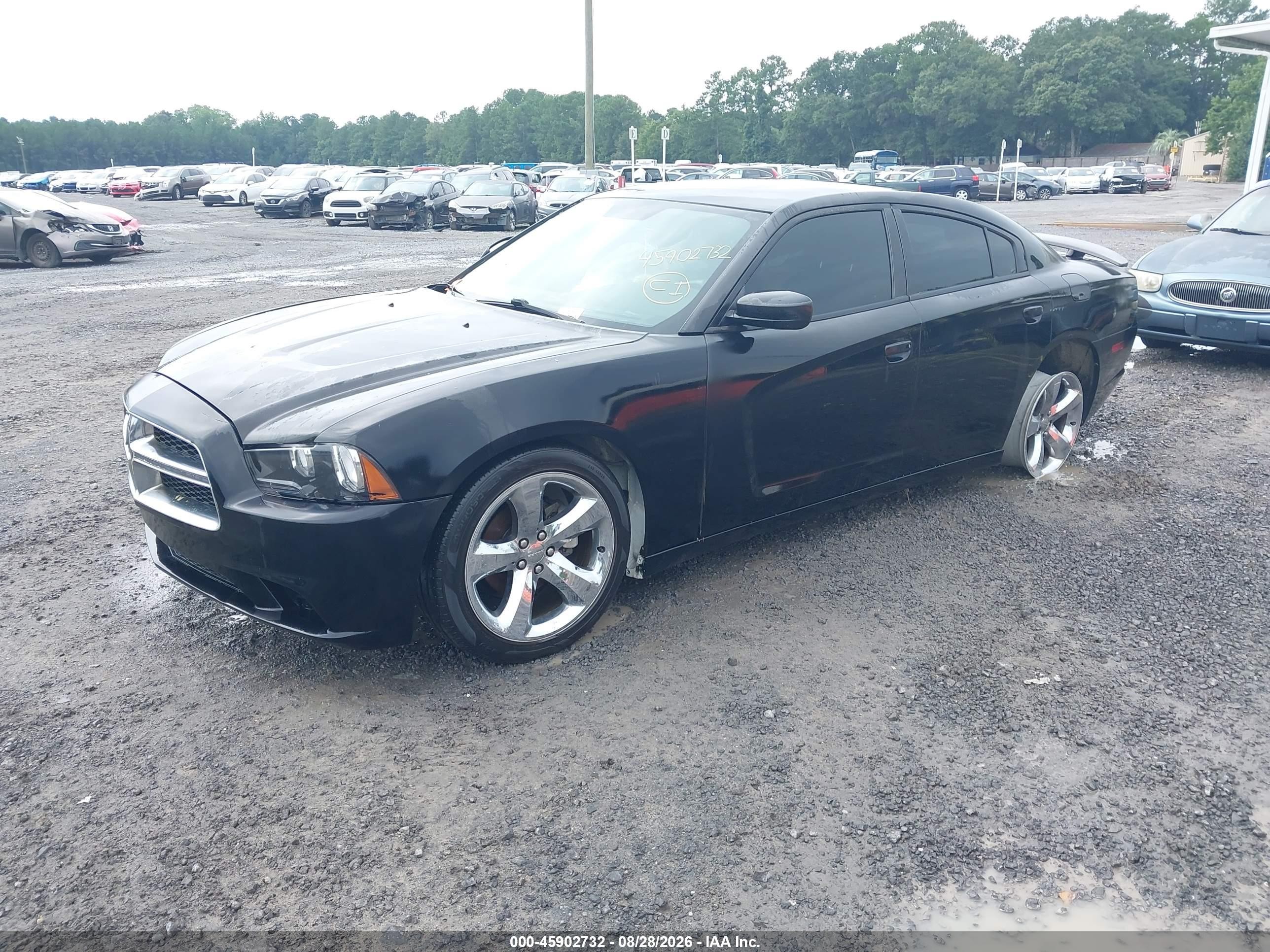 2014 Dodge Charger Se Black vin: 2C3CDXBG5EH334567