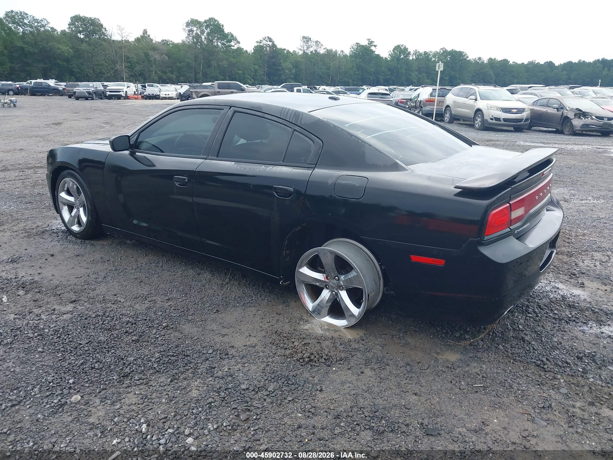 2014 Dodge Charger Se Black vin: 2C3CDXBG5EH334567