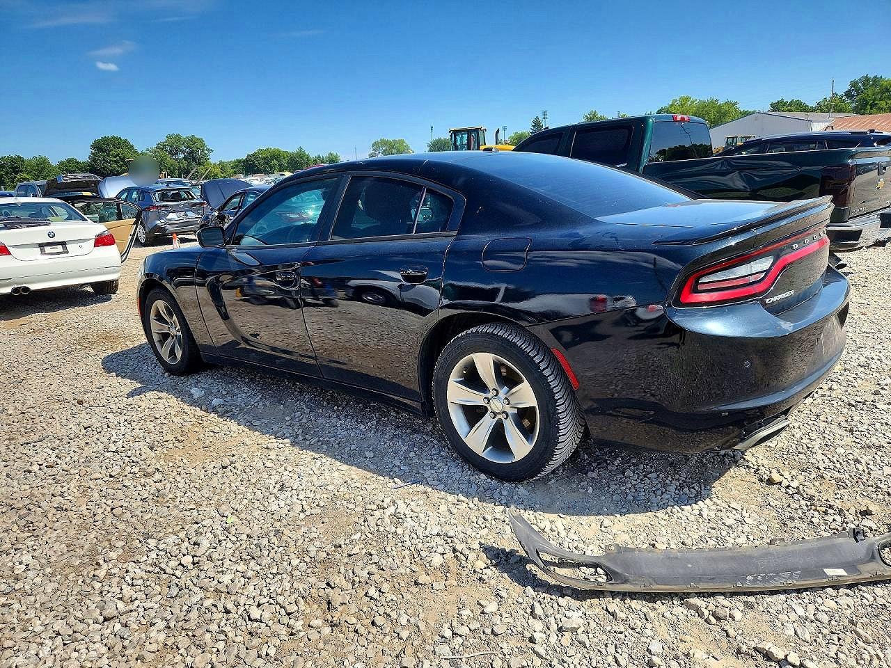 2015 Dodge Charger Se Black vin: 2C3CDXBG5FH735389