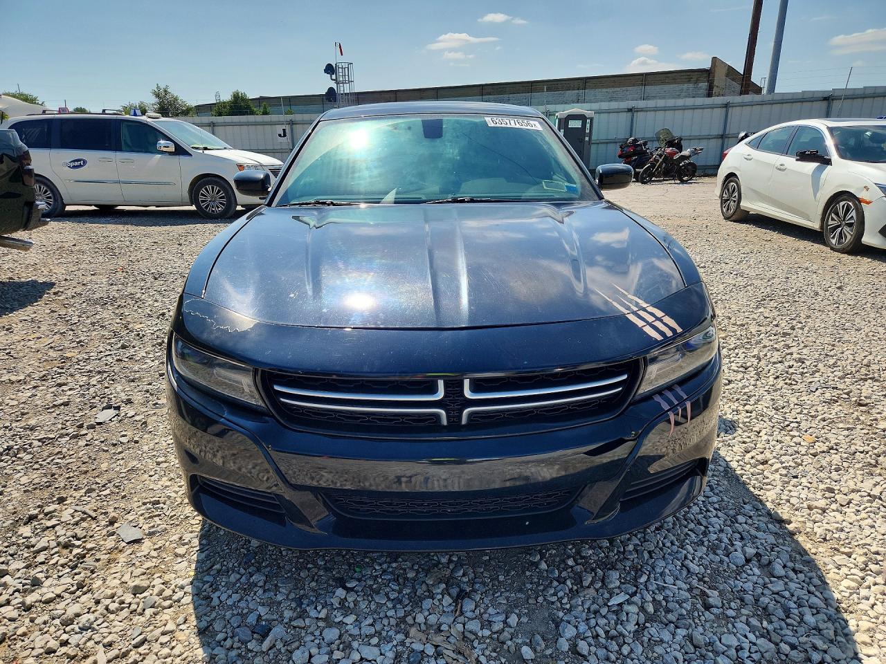 2015 Dodge Charger Se Black vin: 2C3CDXBG5FH735389