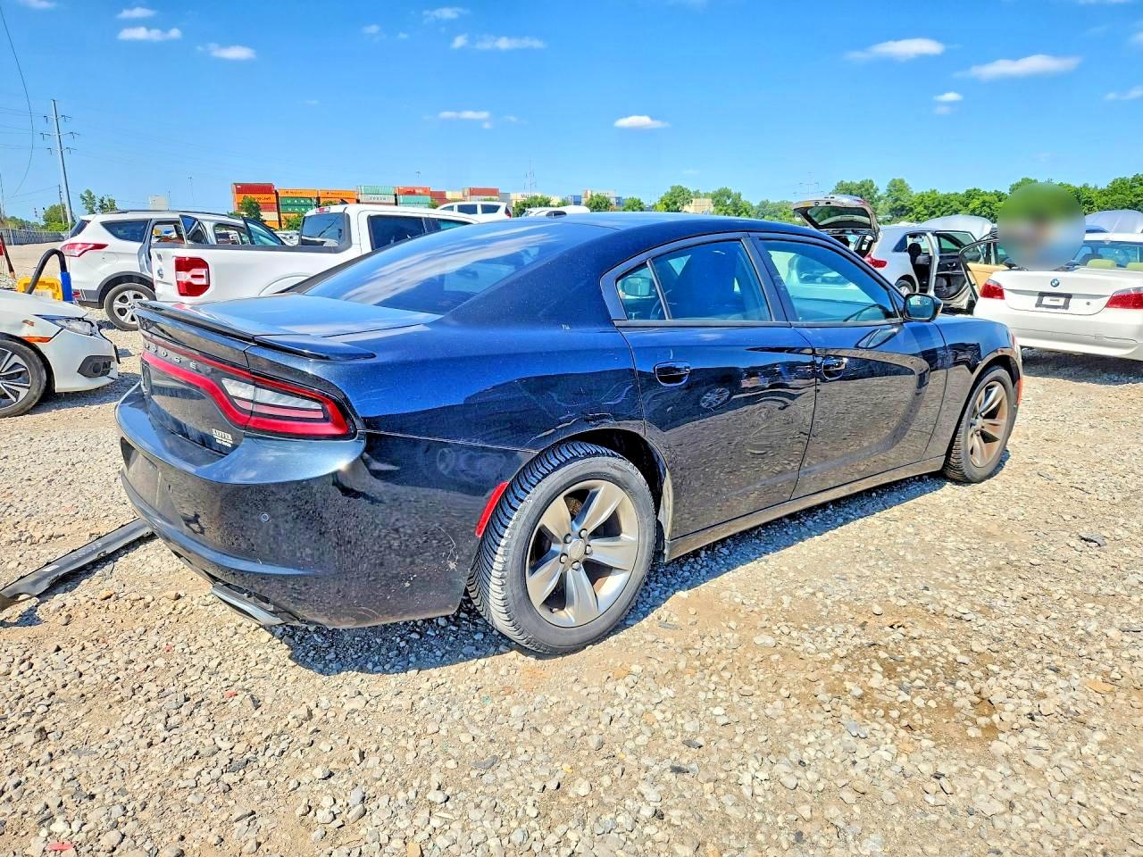 2015 Dodge Charger Se Black vin: 2C3CDXBG5FH735389