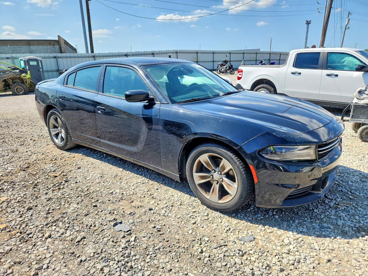 2015 Dodge Charger Se Black vin: 2C3CDXBG5FH735389