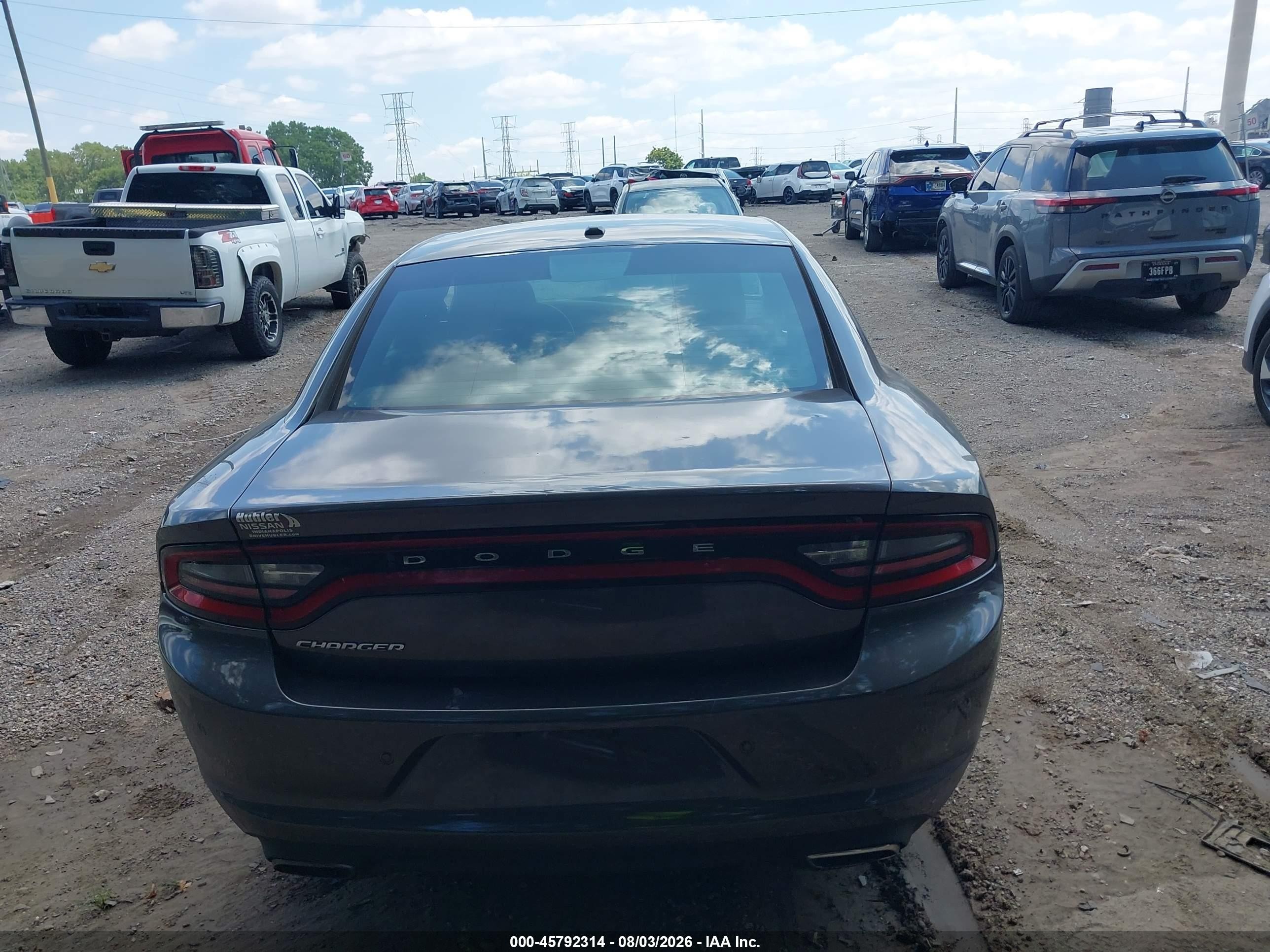2015 Dodge Charger Se Gray vin: 2C3CDXBG5FH752645