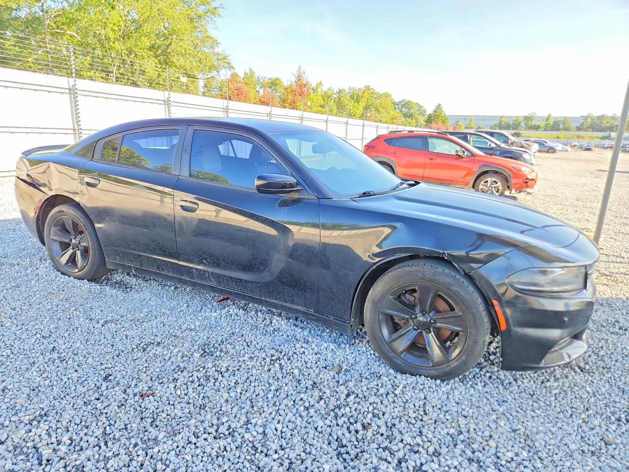 2015 Dodge Charger Se Black vin: 2C3CDXBG5FH784866
