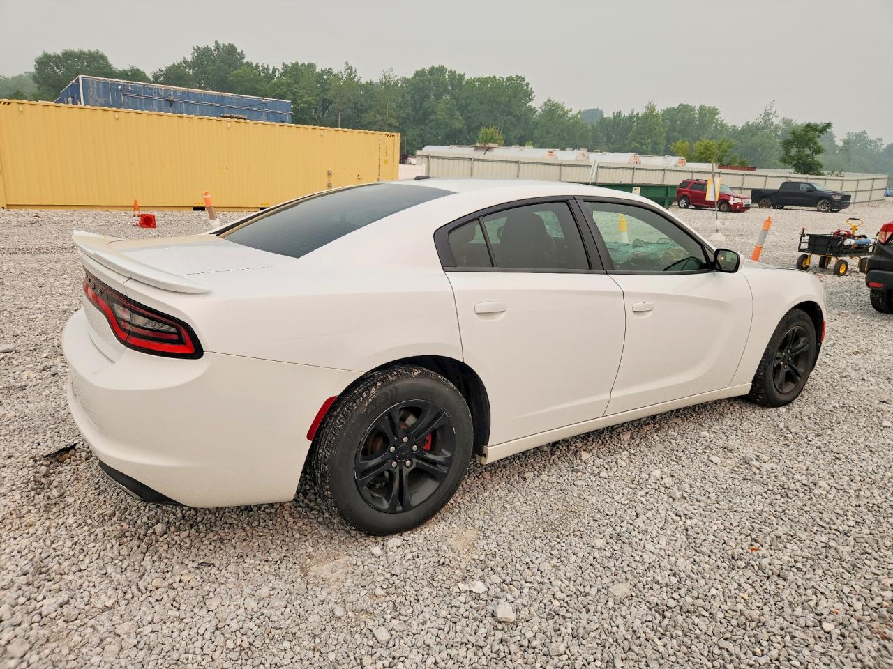 2015 Dodge Charger Se White vin: 2C3CDXBG5FH843902