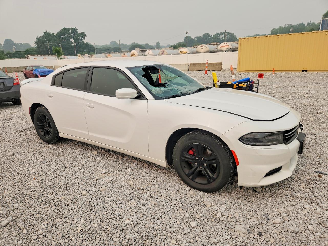 2015 Dodge Charger Se White vin: 2C3CDXBG5FH843902
