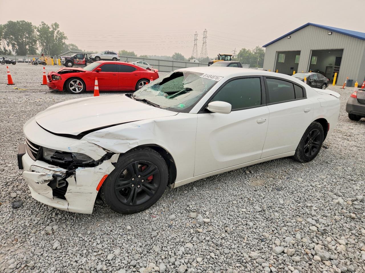 2015 Dodge Charger Se White vin: 2C3CDXBG5FH843902