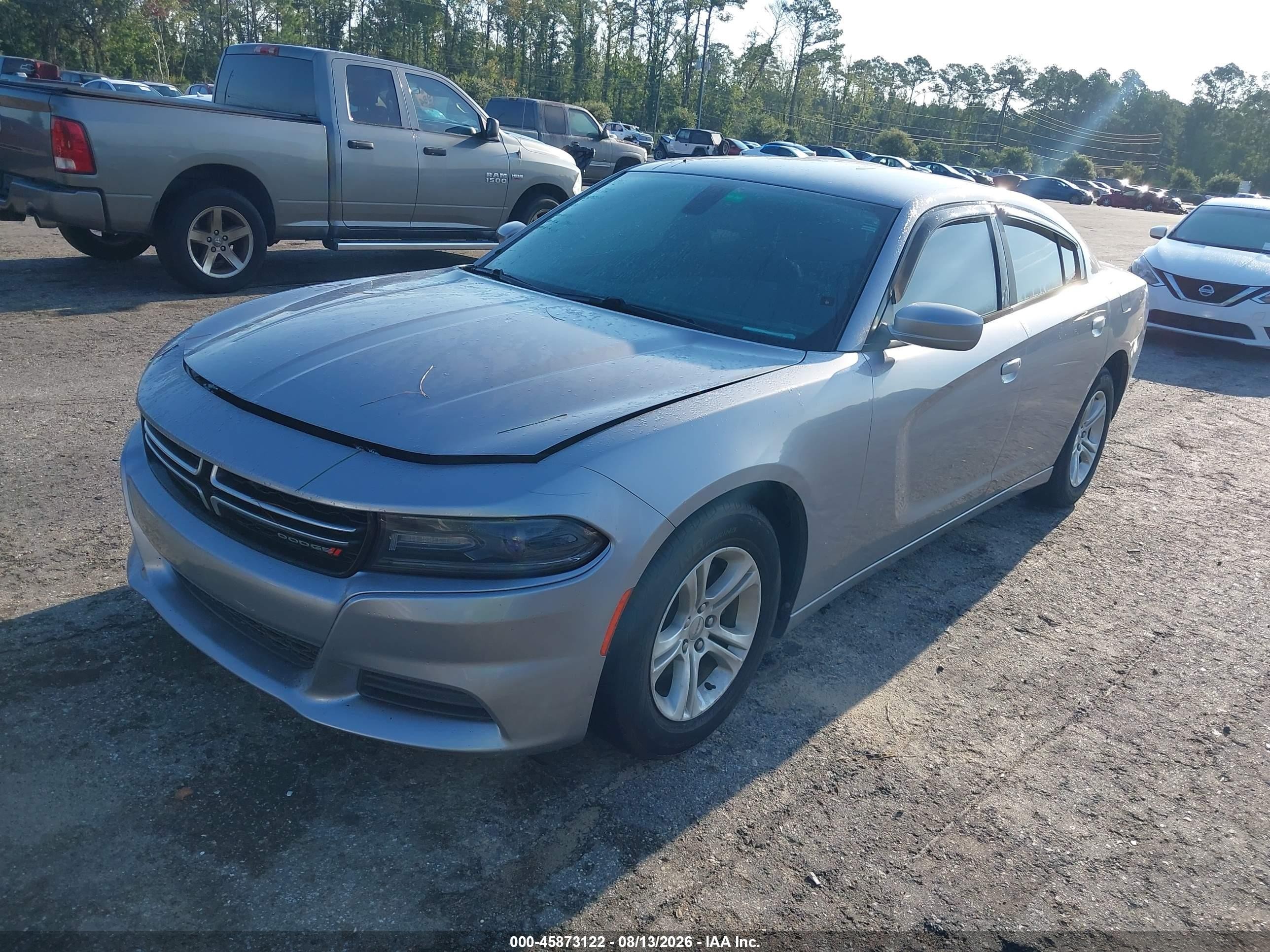 2015 Dodge Charger Se Silver vin: 2C3CDXBG5FH897734