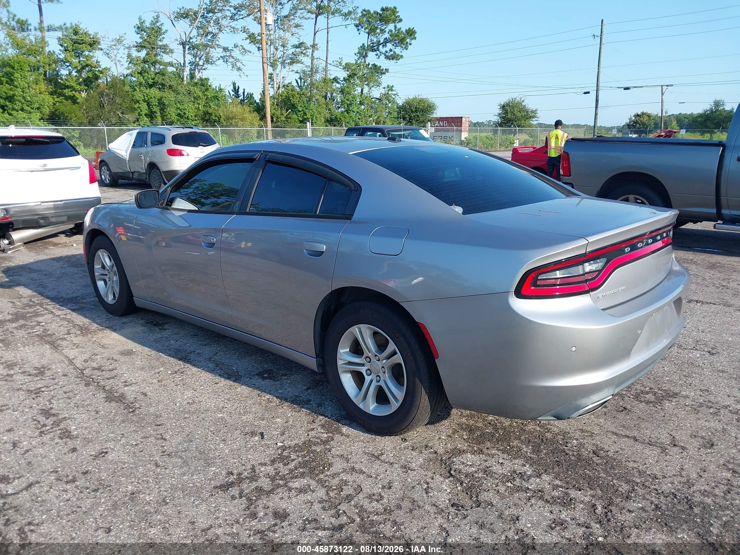 2015 Dodge Charger Se Silver vin: 2C3CDXBG5FH897734