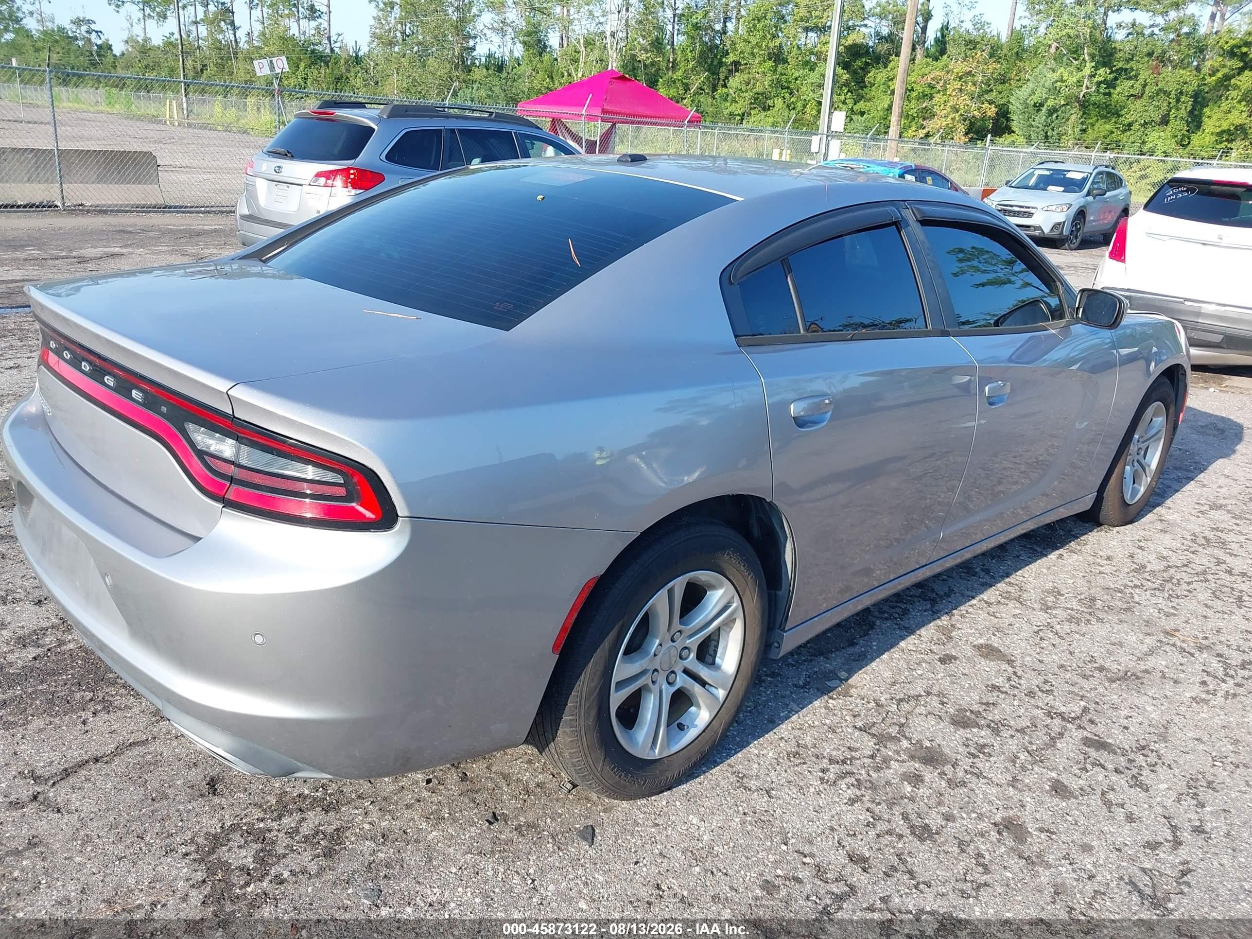 2015 Dodge Charger Se Silver vin: 2C3CDXBG5FH897734