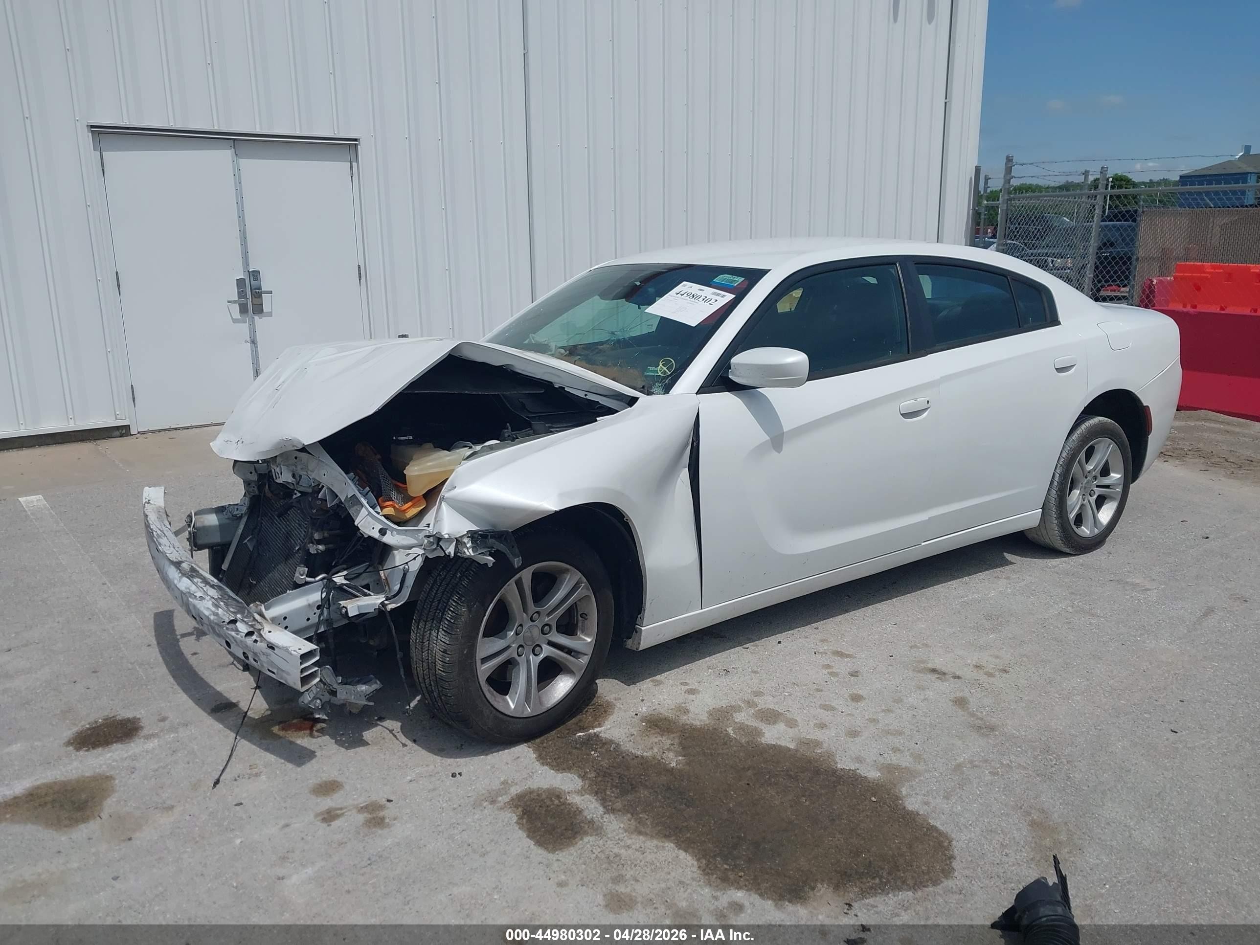 2015 Dodge Charger Se White vin: 2C3CDXBG5FH925287