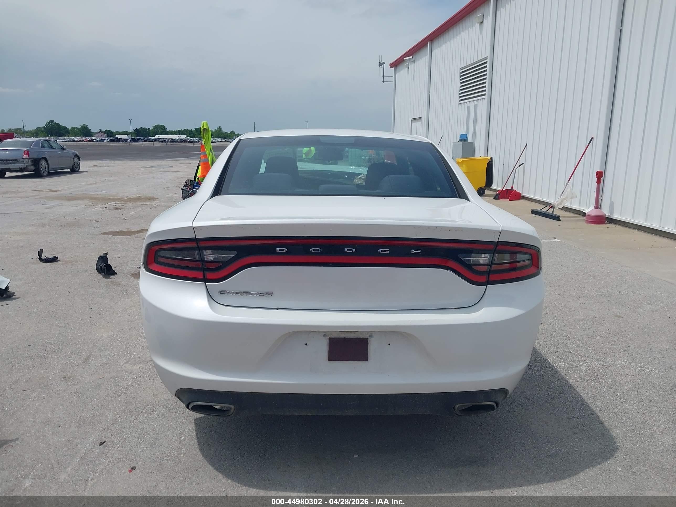 2015 Dodge Charger Se White vin: 2C3CDXBG5FH925287