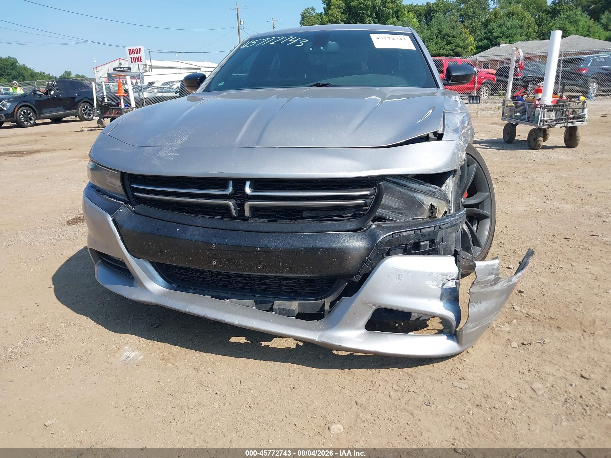 2016 Dodge Charger Se Silver vin: 2C3CDXBG5GH251269