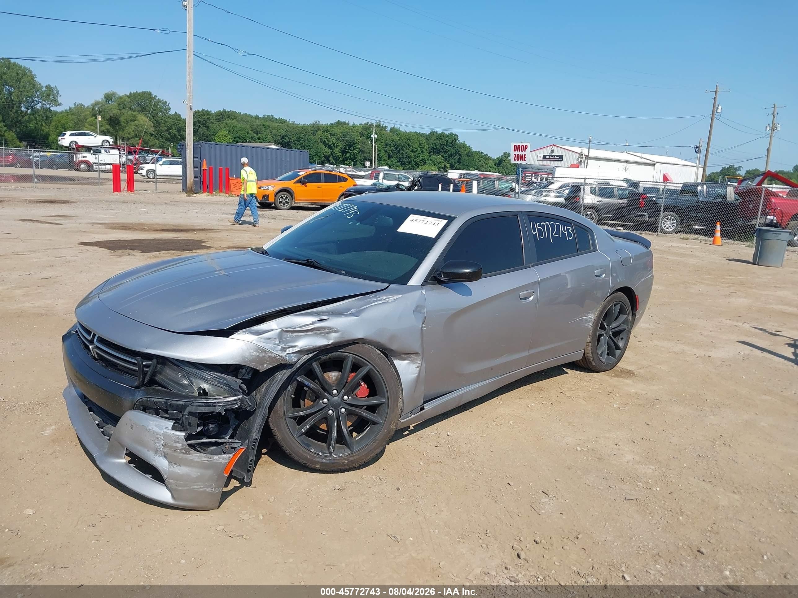 2016 Dodge Charger Se Silver vin: 2C3CDXBG5GH251269