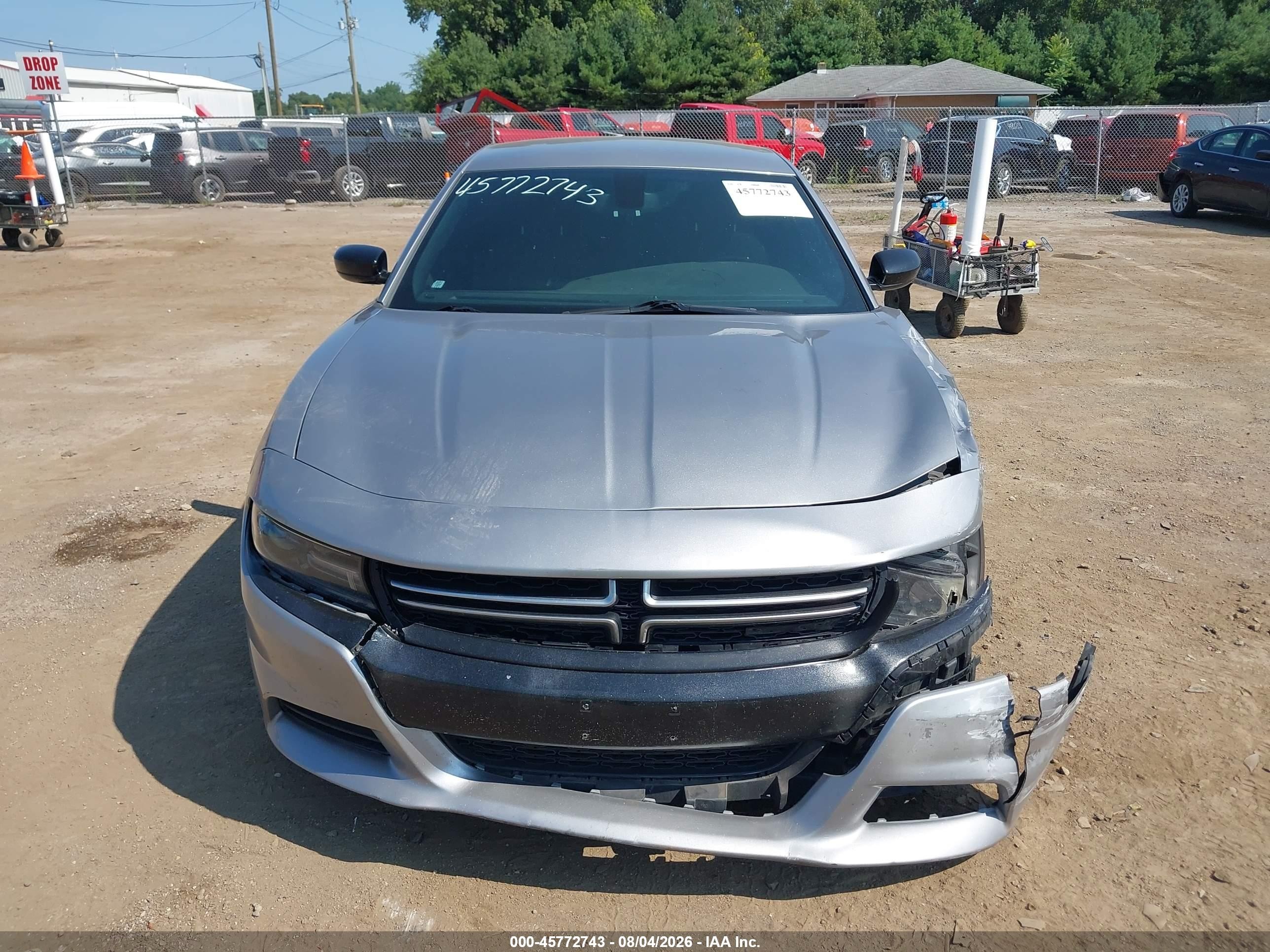 2016 Dodge Charger Se Silver vin: 2C3CDXBG5GH251269