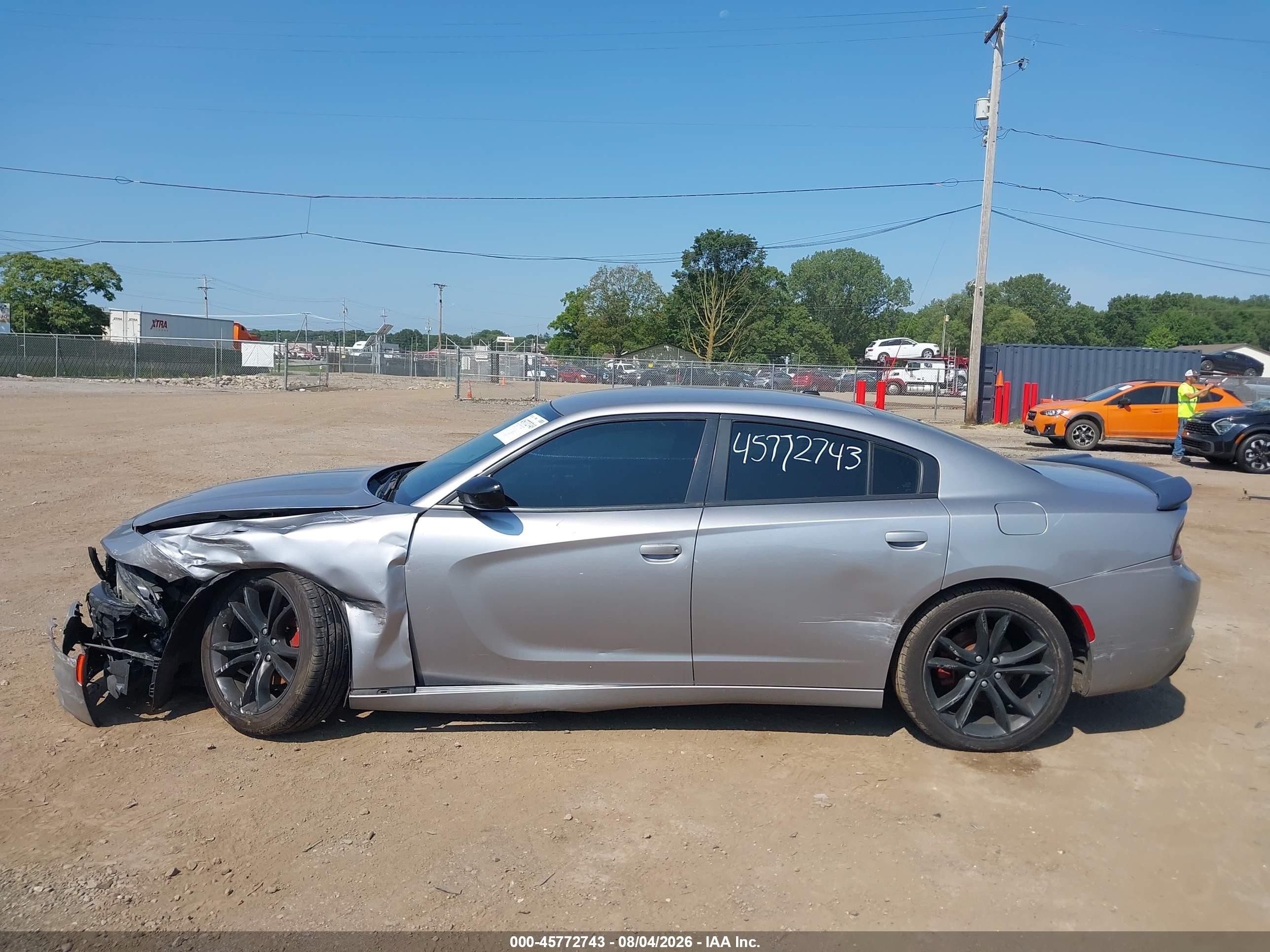 2016 Dodge Charger Se Silver vin: 2C3CDXBG5GH251269