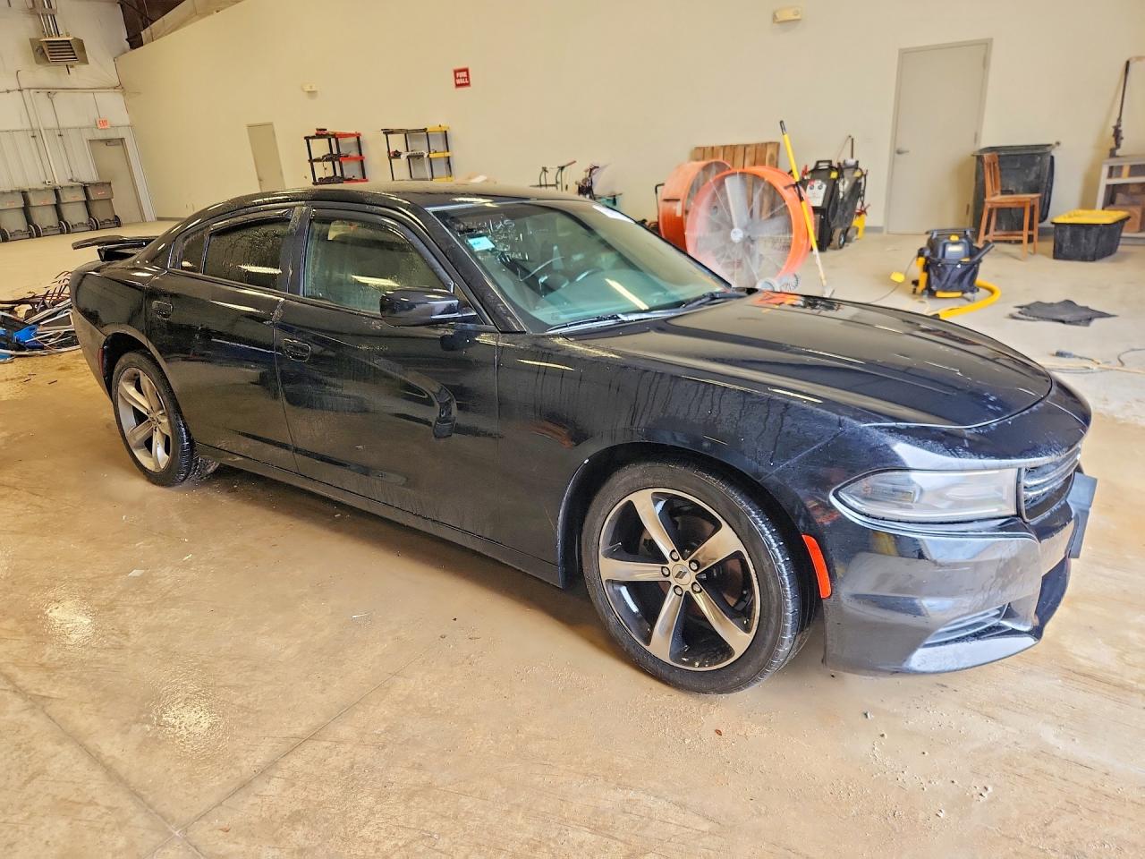 2017 Dodge Charger Se Black vin: 2C3CDXBG5HH627941
