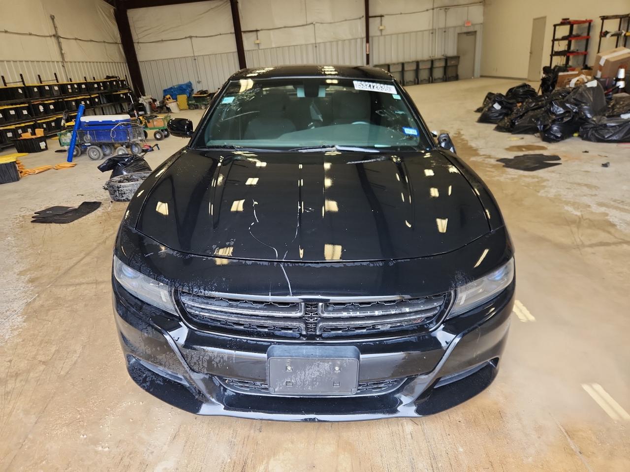 2017 Dodge Charger Se Black vin: 2C3CDXBG5HH627941 Damage: Front Bumper/Cover, Scraped, 7 To 8 Inches