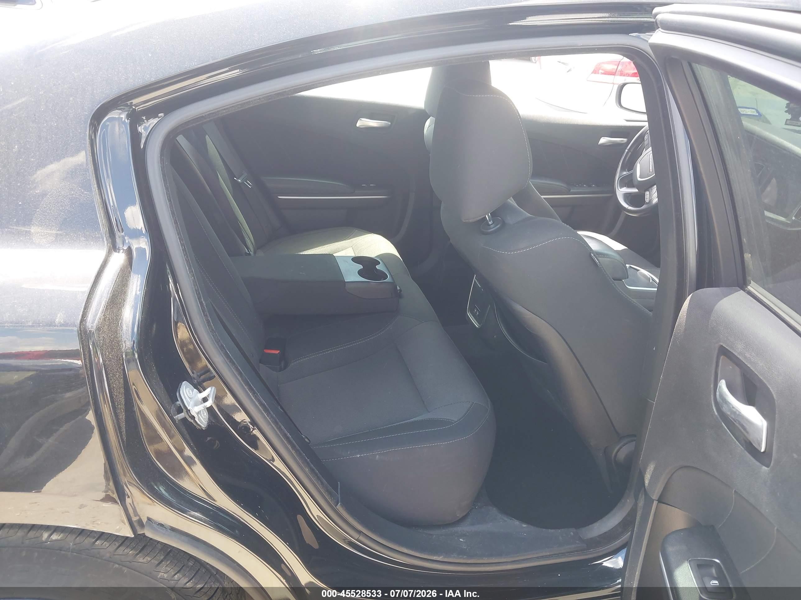 2019 Dodge Charger Sxt Rwd Black vin: 2C3CDXBG5KH699259