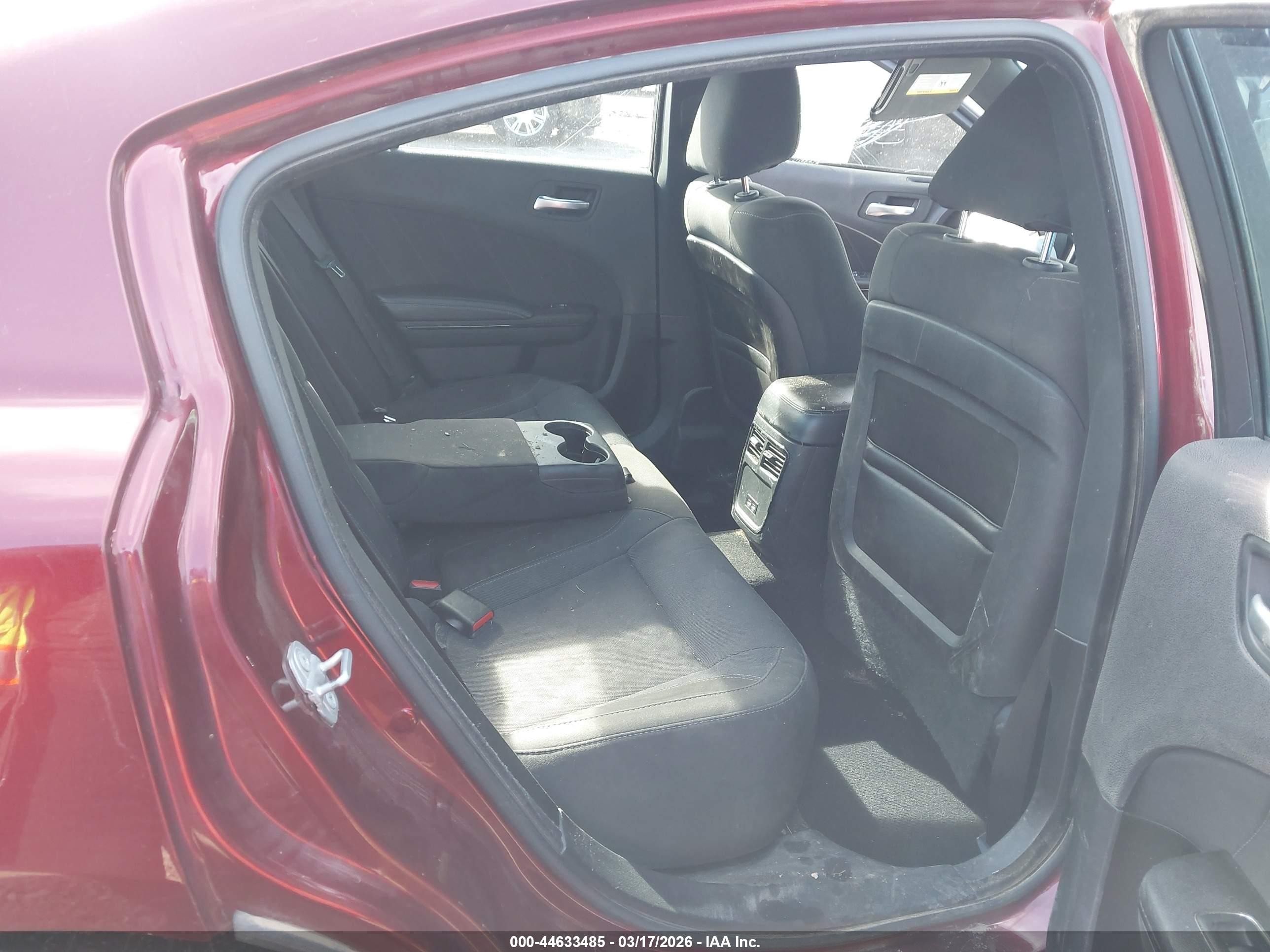 2019 Dodge Charger Sxt Rwd Burgundy vin: 2C3CDXBG5KH726055