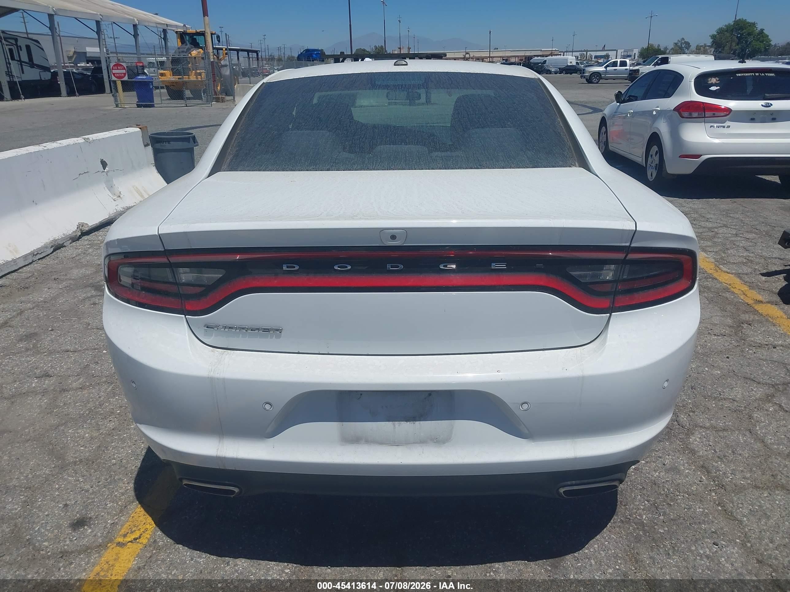 2020 Dodge Charger Sxt Rwd White vin: 2C3CDXBG5LH100443