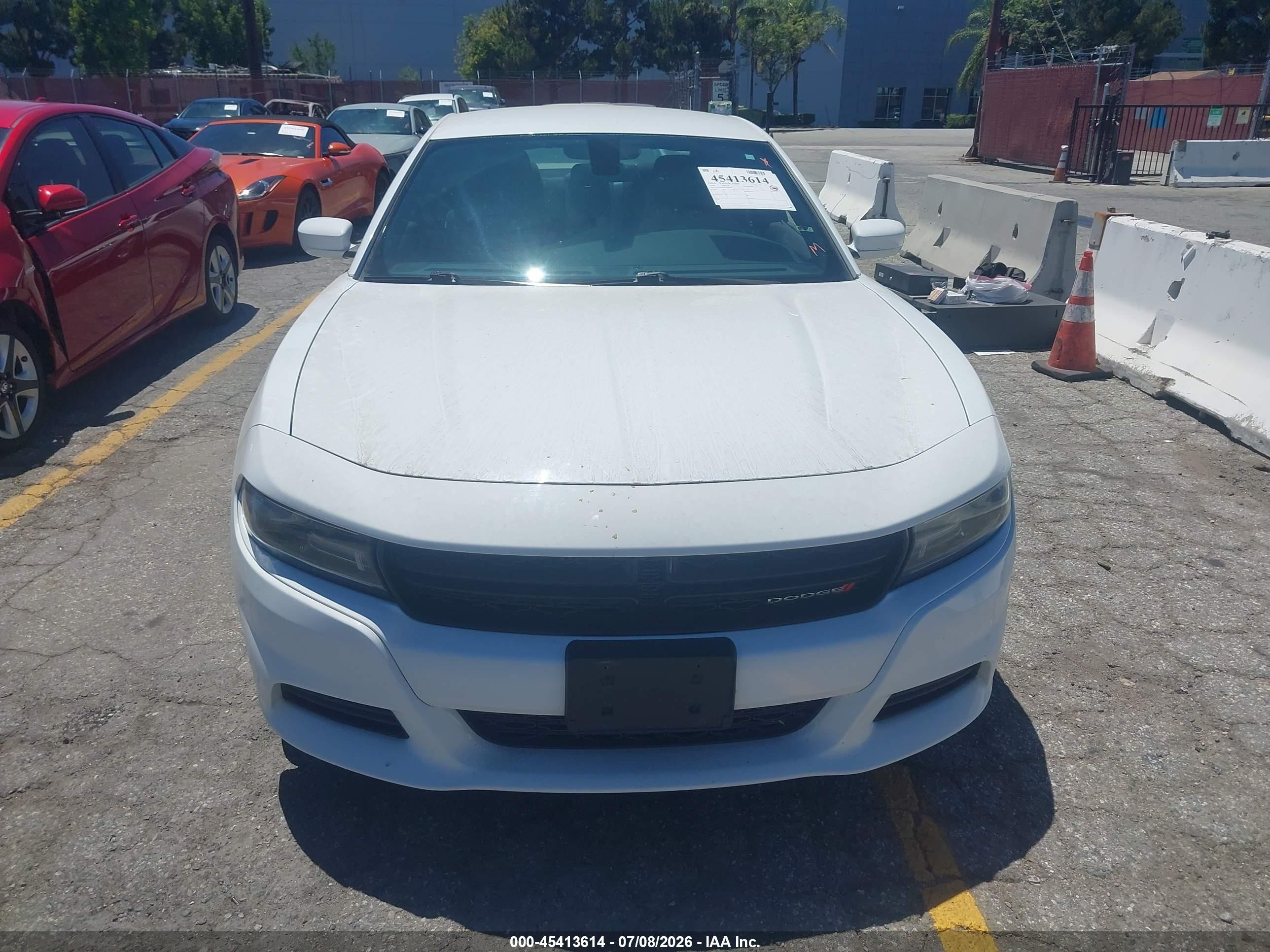 2020 Dodge Charger Sxt Rwd White vin: 2C3CDXBG5LH100443