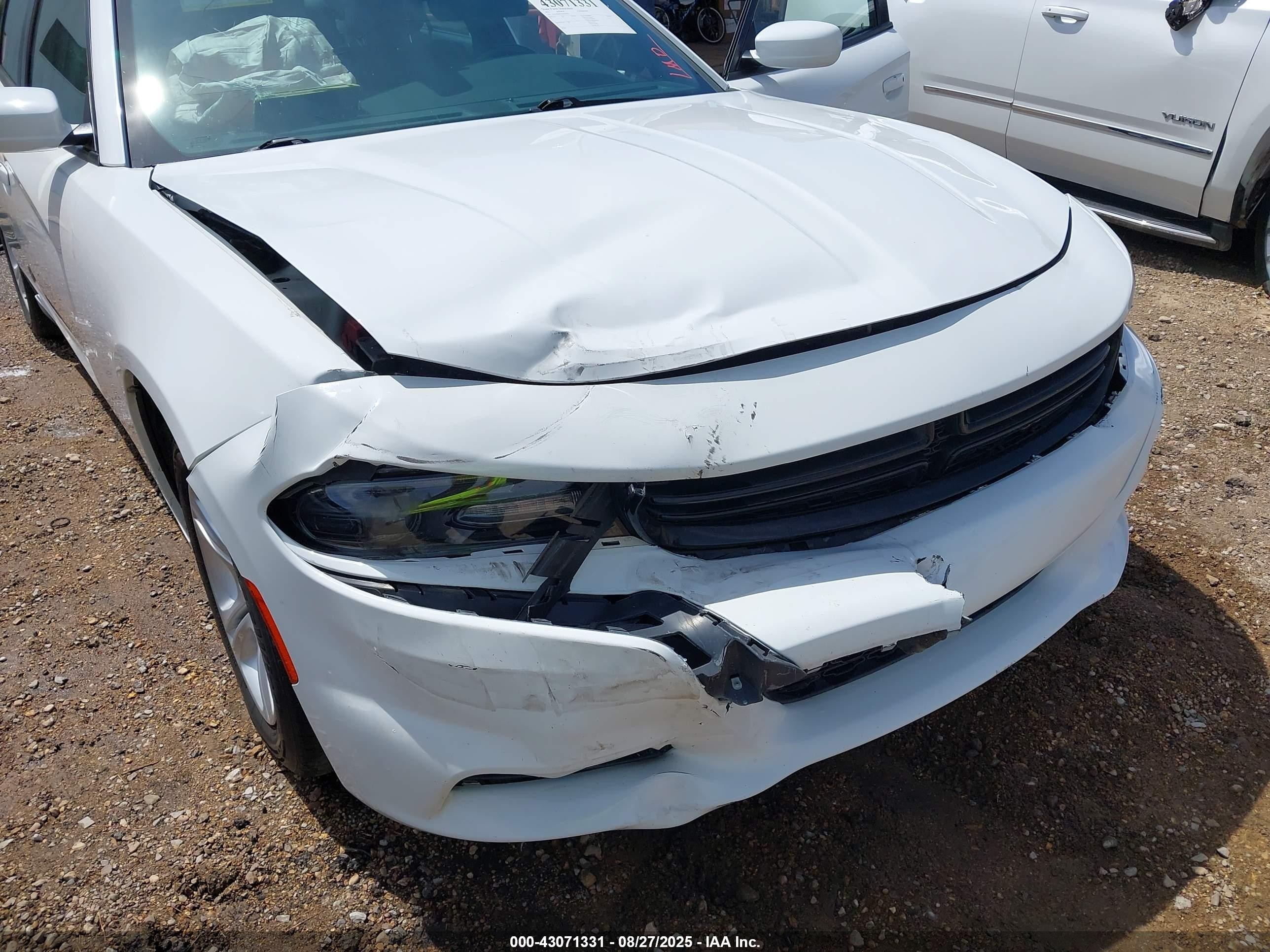 2021 Dodge Charger Sxt Rwd Белый vin: 2C3CDXBG5MH548103