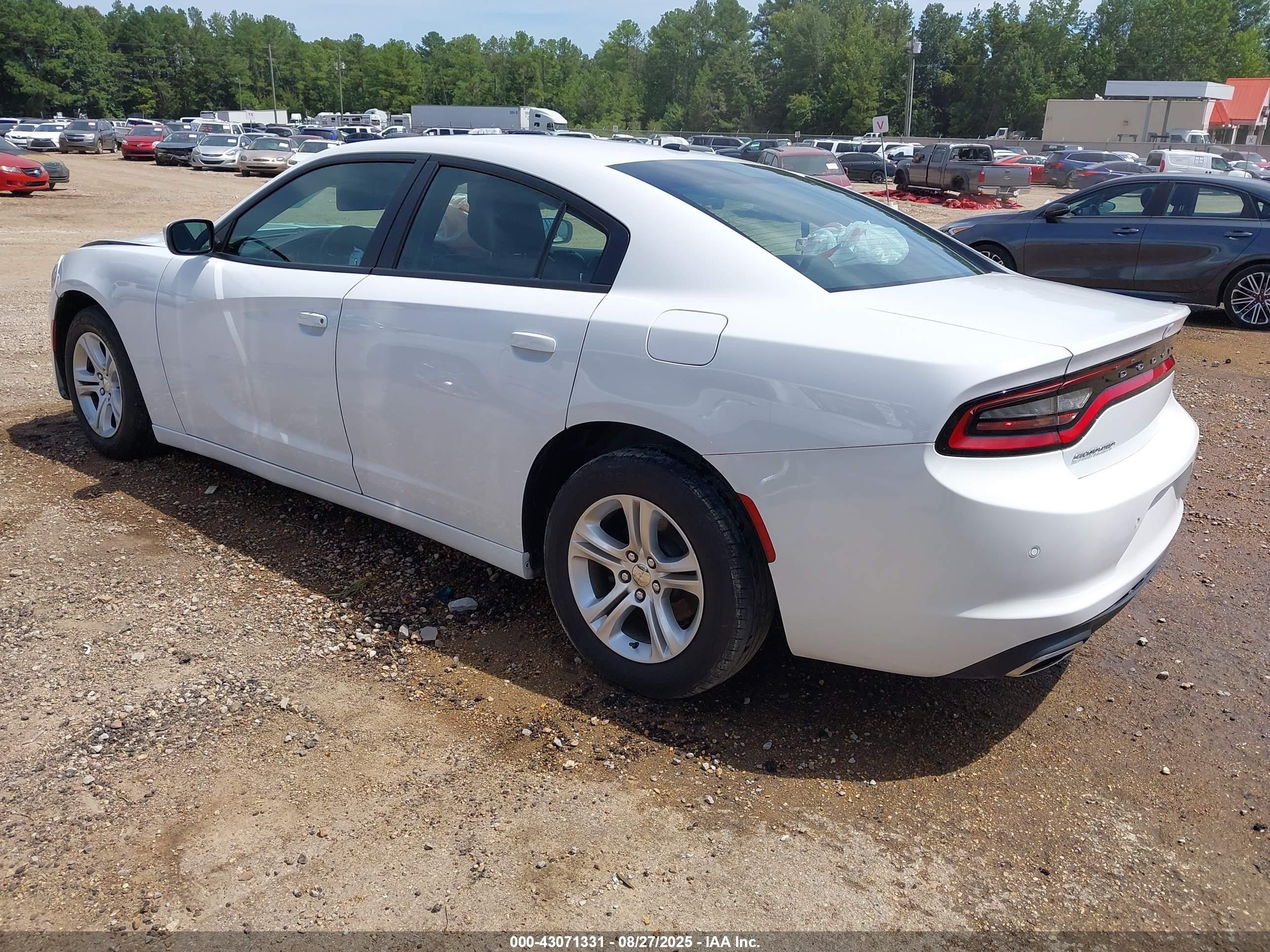 2021 Dodge Charger Sxt Rwd Белый vin: 2C3CDXBG5MH548103