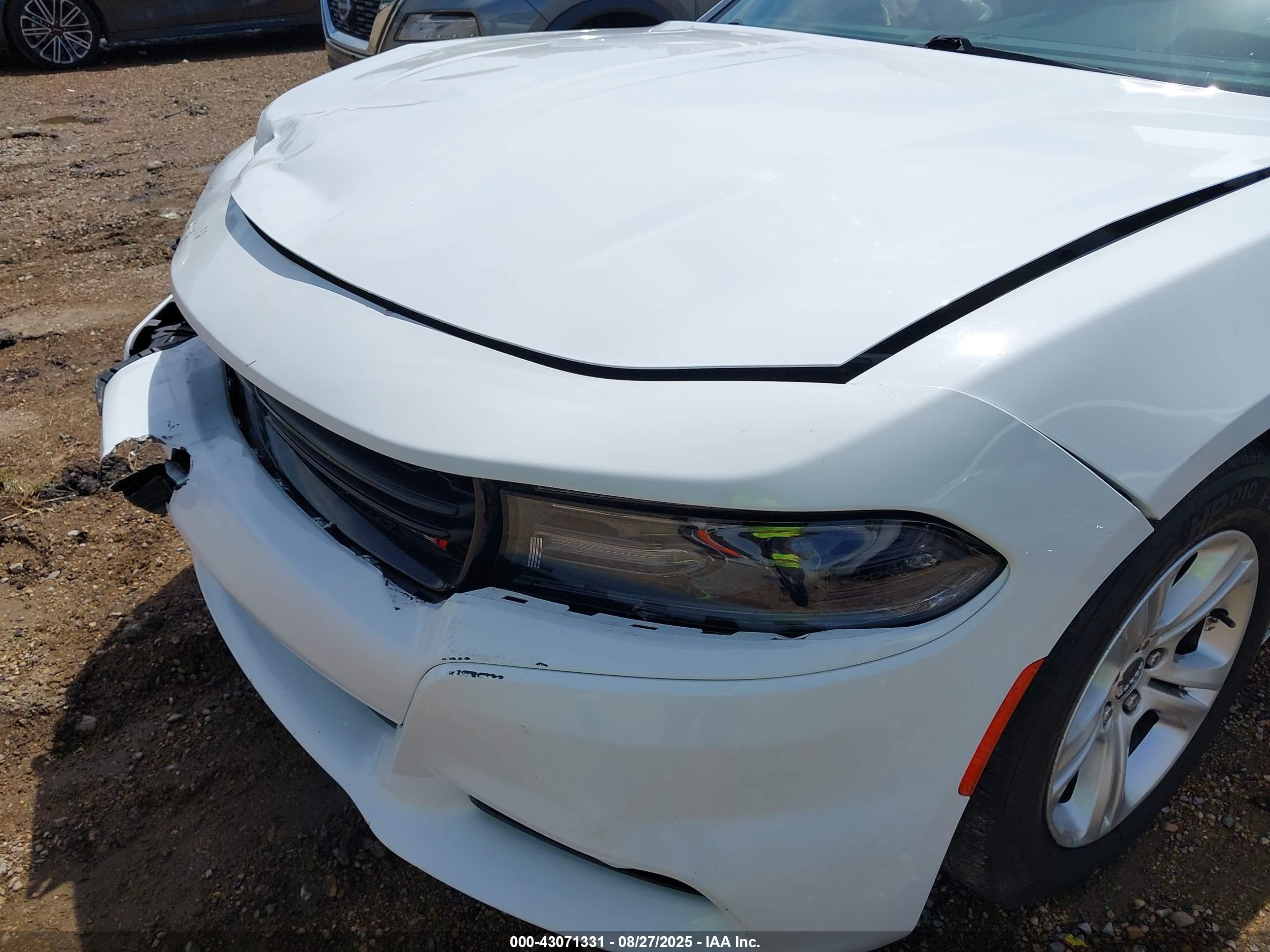 2021 Dodge Charger Sxt Rwd Белый vin: 2C3CDXBG5MH548103